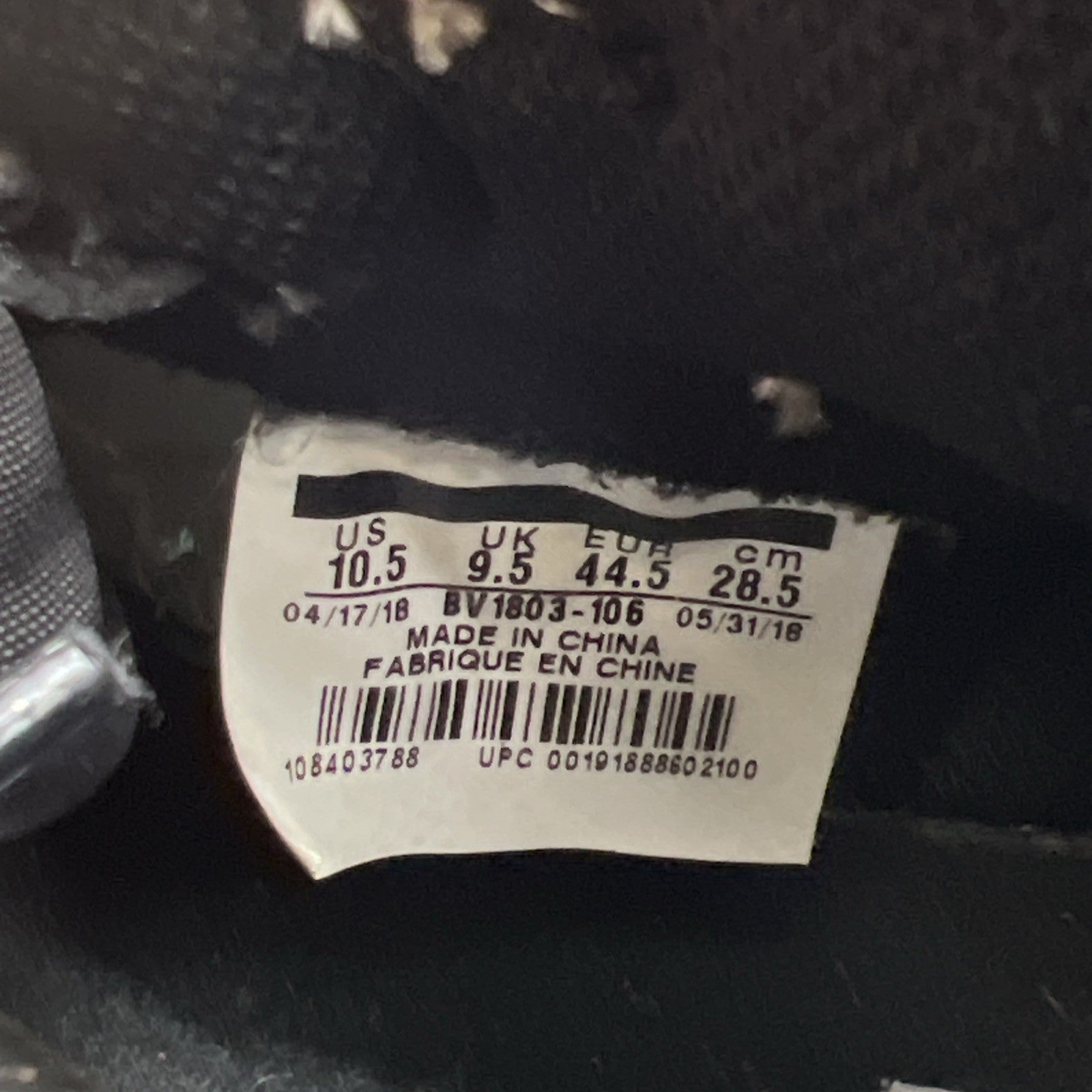 Size 10.5 - Air Jordan 1 Retro High OG Nigel Sylvester 2018 (BV1803-106)