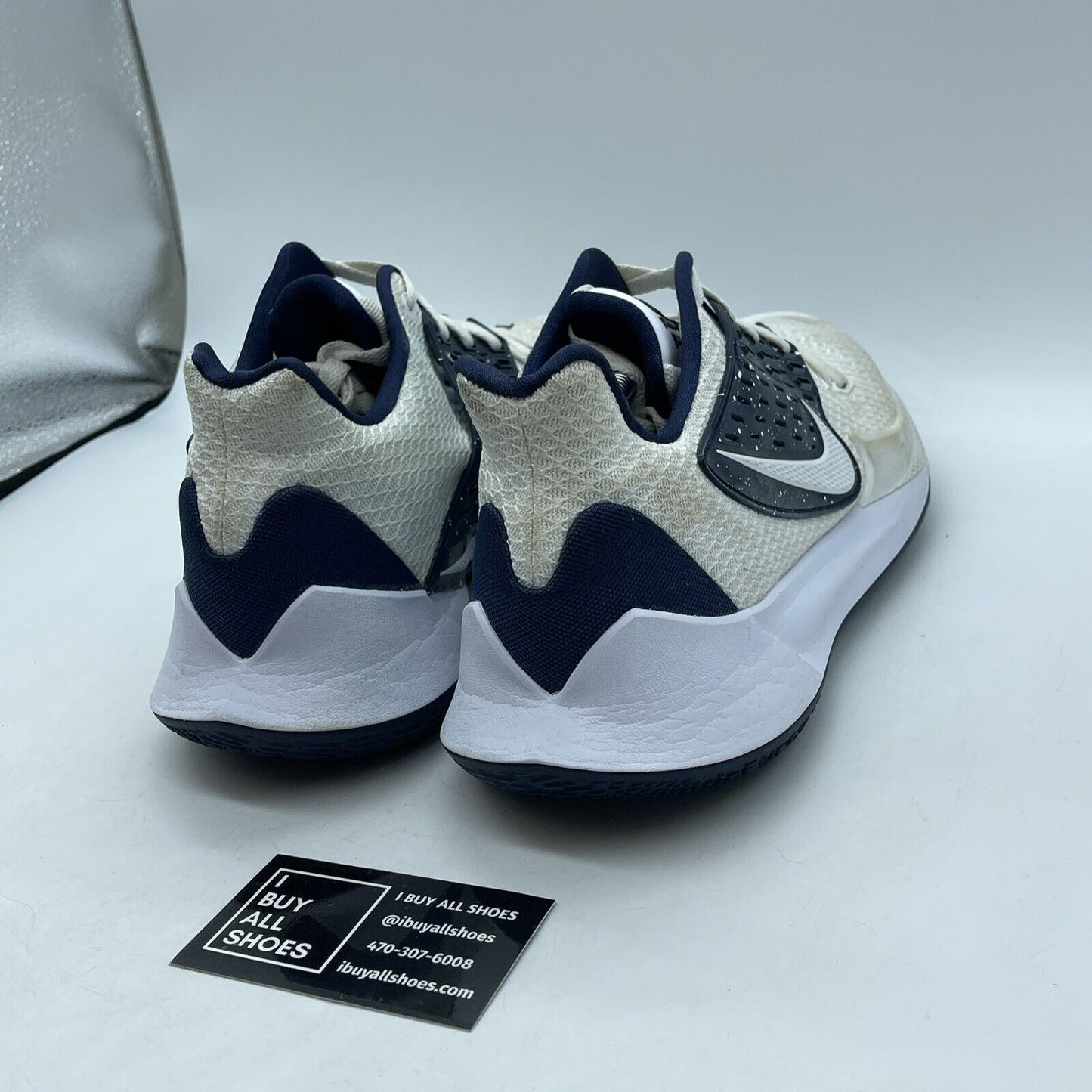 Size 12 - Nike Kyrie 2 TB Low College Navy Blue White Suede Leather (CN9827-110)