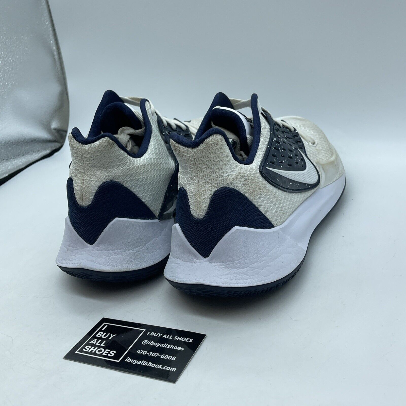 Size 12 - Nike Kyrie 2 TB Low College Navy Blue White Suede Leather (CN9827-110)