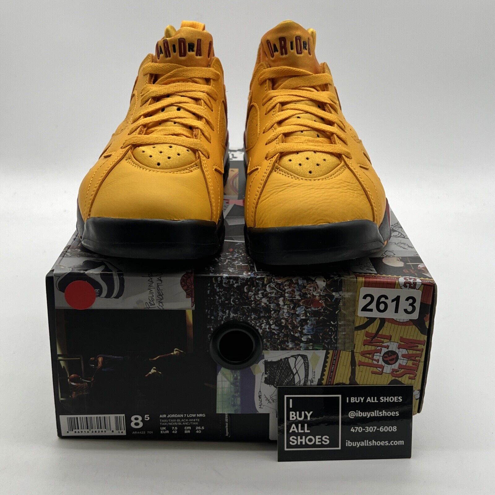 Size 8.5 - Air Jordan 7 Retro NRG Low Taxi (AR4422-701)