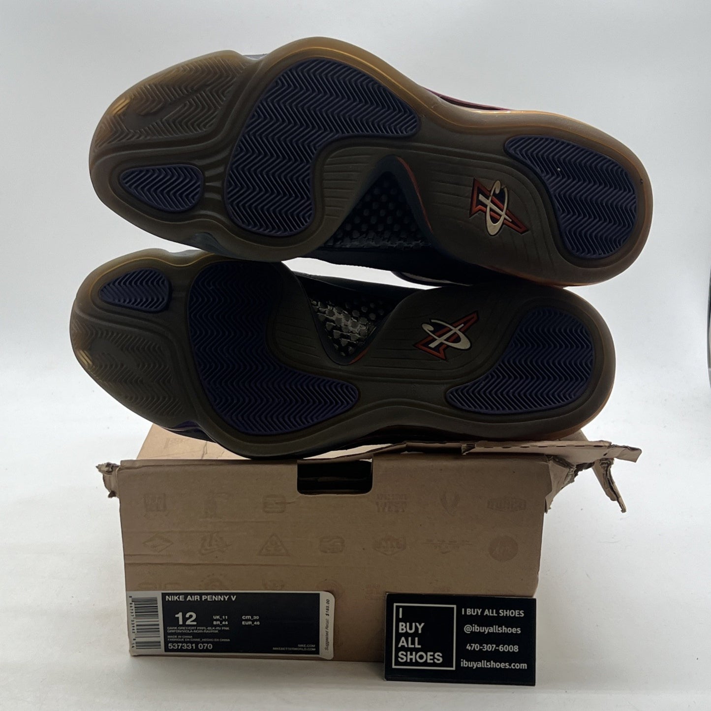 Size 12 - Nike Air Penny 5 Phoenix (537331-070)