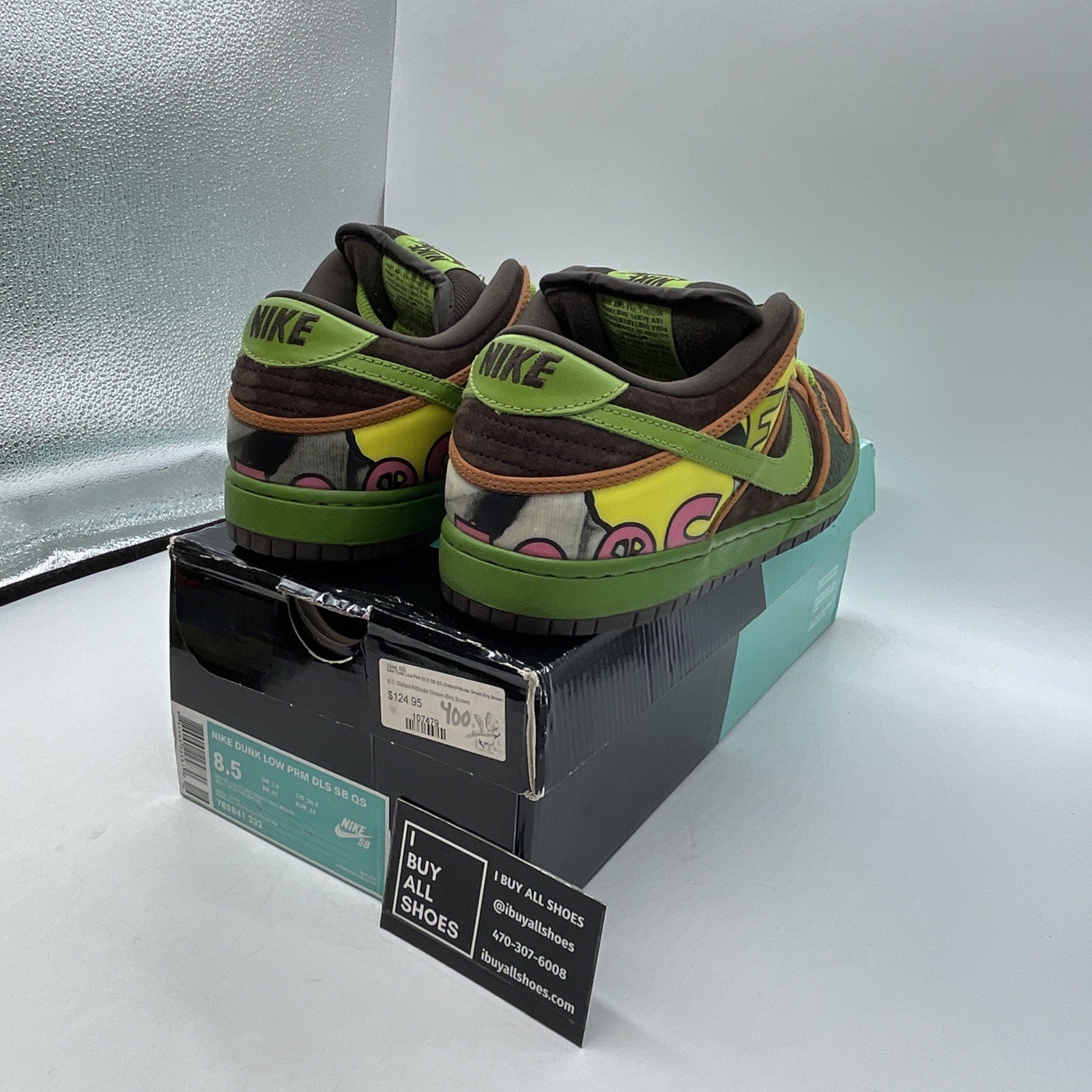 Size 8.5 - Nike SB Dunk Low de la soul 2015 (789841-332)