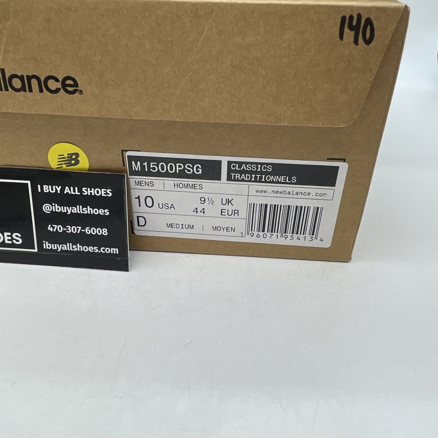 Size 10 - New Balance 1500 Made In England Pacific Majolica Blue (M1500PSG)