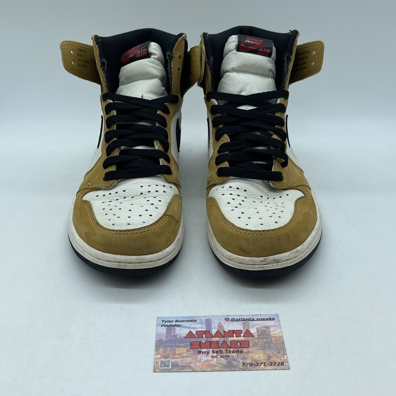 Size 8.5 - Jordan 1 Retro High OG Rookie of the Year 2018 Suede (555088-700)