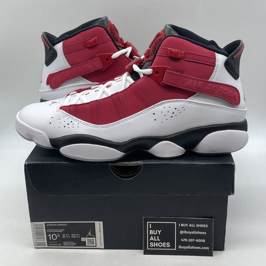 Size 10.5 - Air Jordan 6 Rings White Carmine (322992-106)