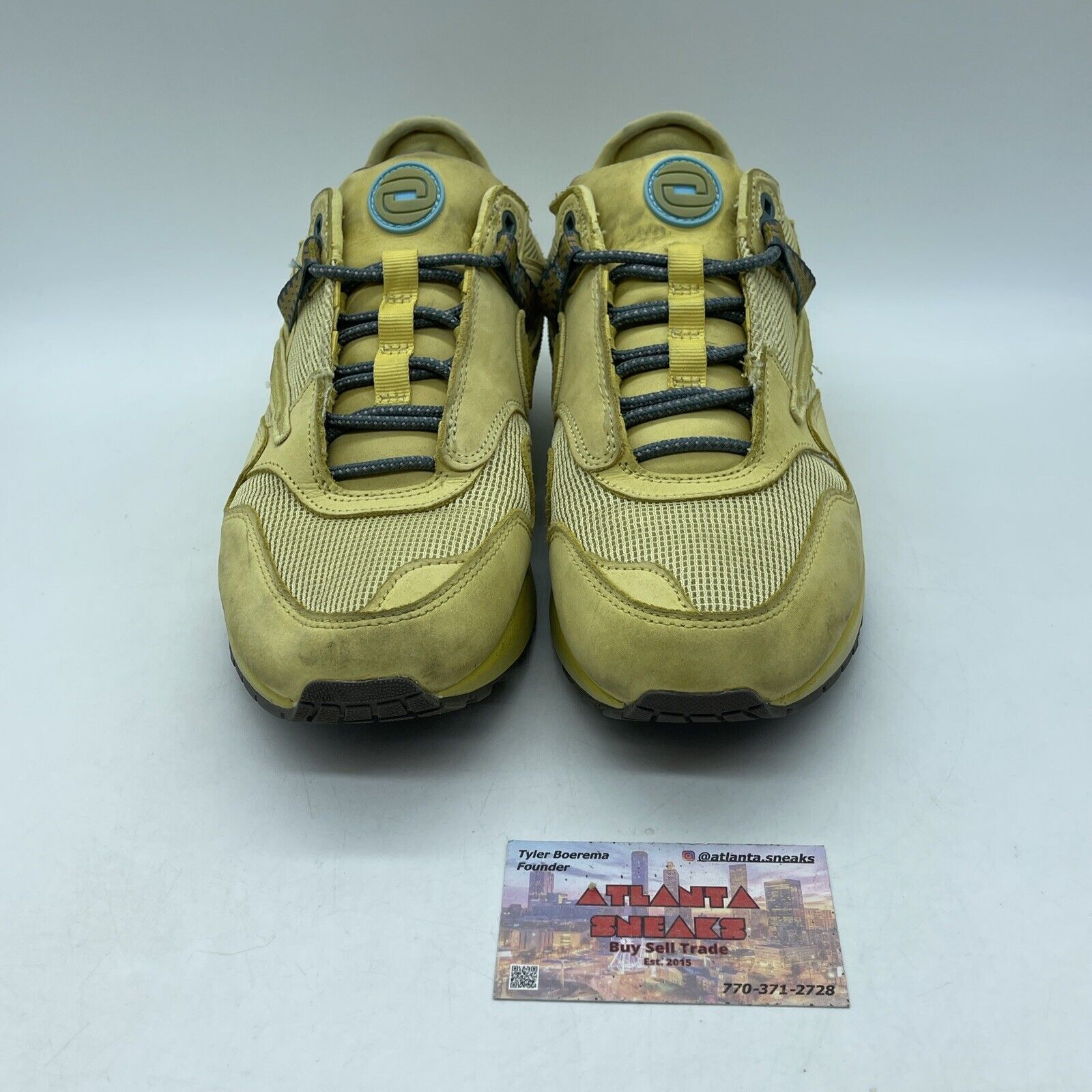 Size 10 - Nike Air Max 1 x Travis Scott Saturn Gold Yellow Suede (DO9392-700)