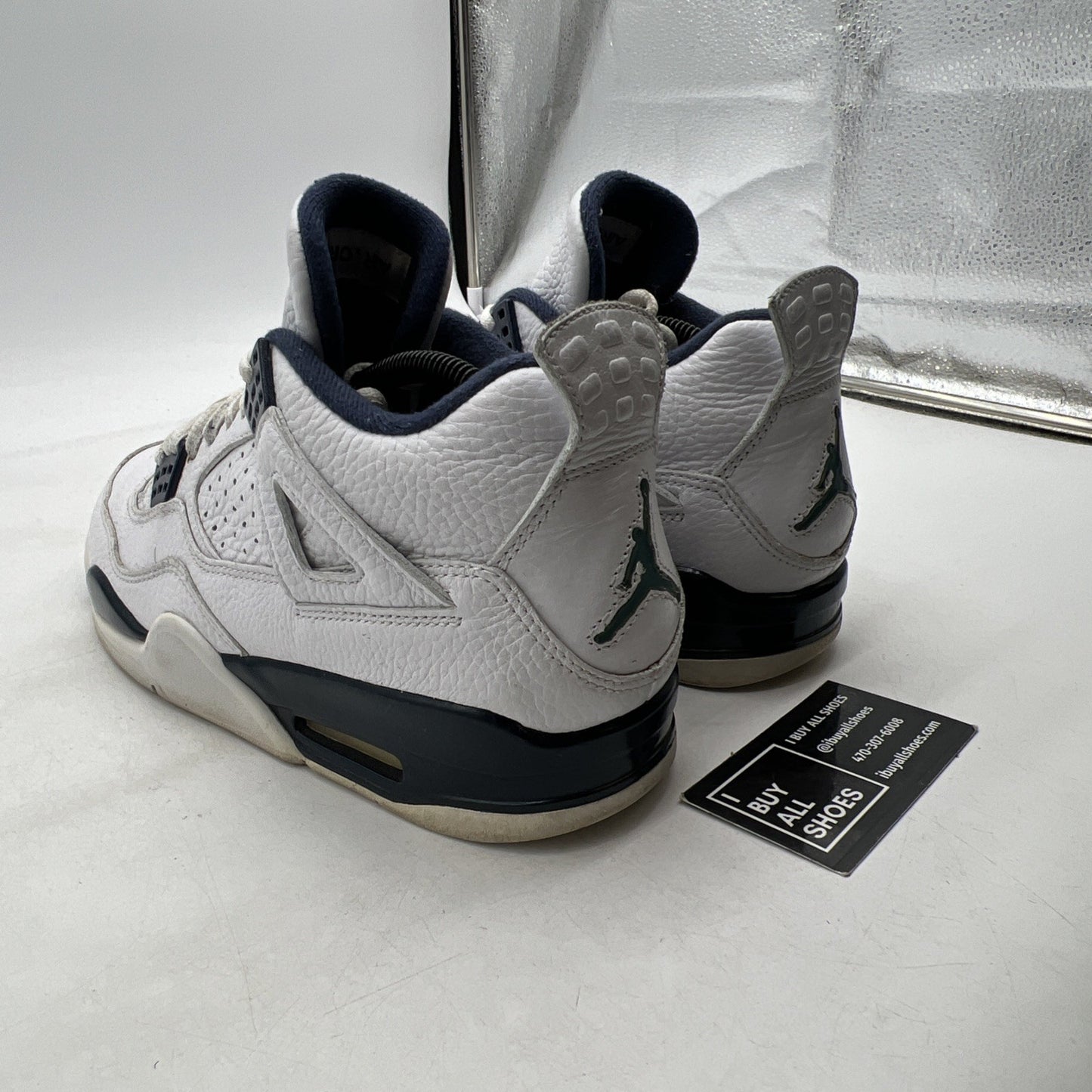 Size 9 - Air Jordan 4 Retro LS Columbia (314254-107)