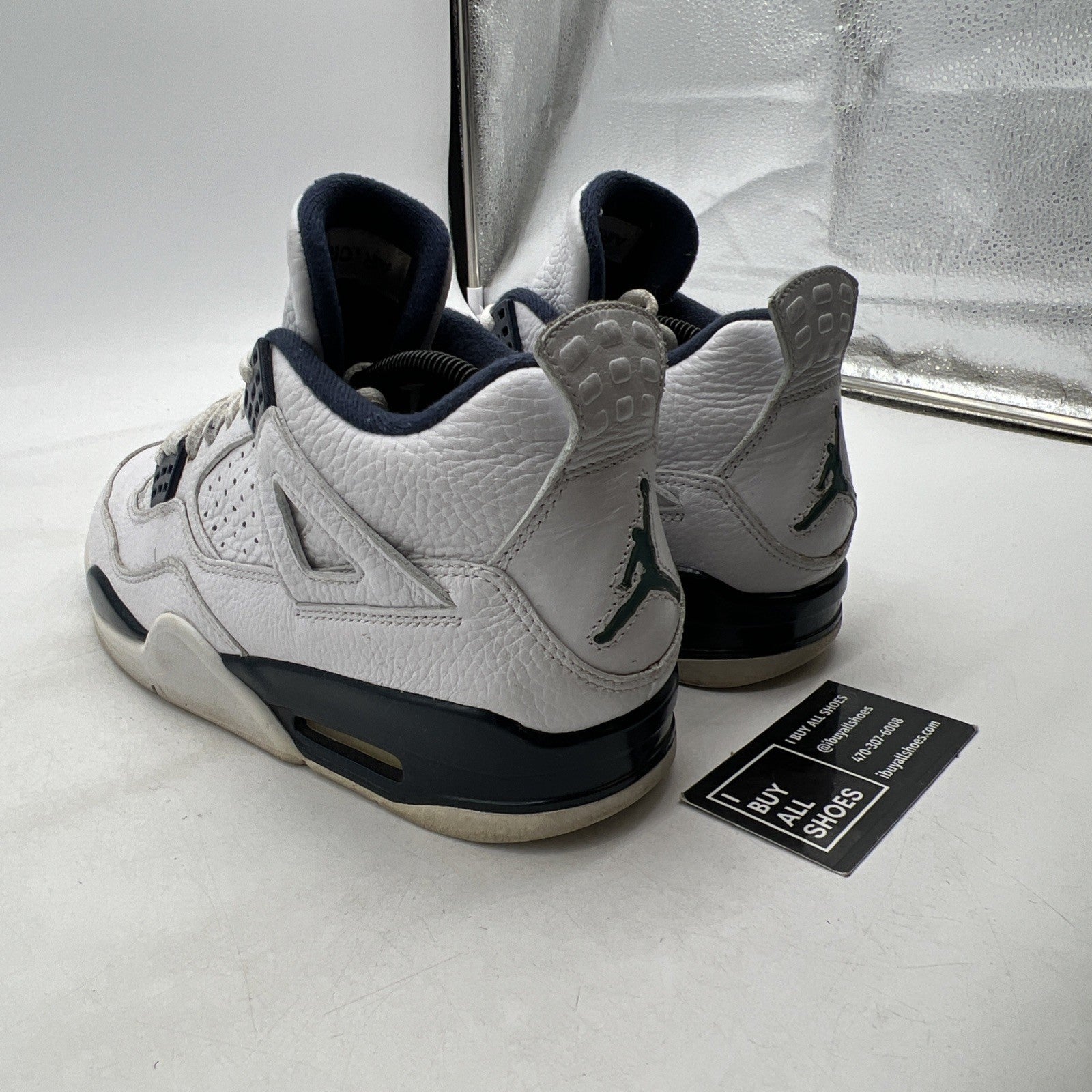 Size 9 - Air Jordan 4 Retro LS Columbia (314254-107)