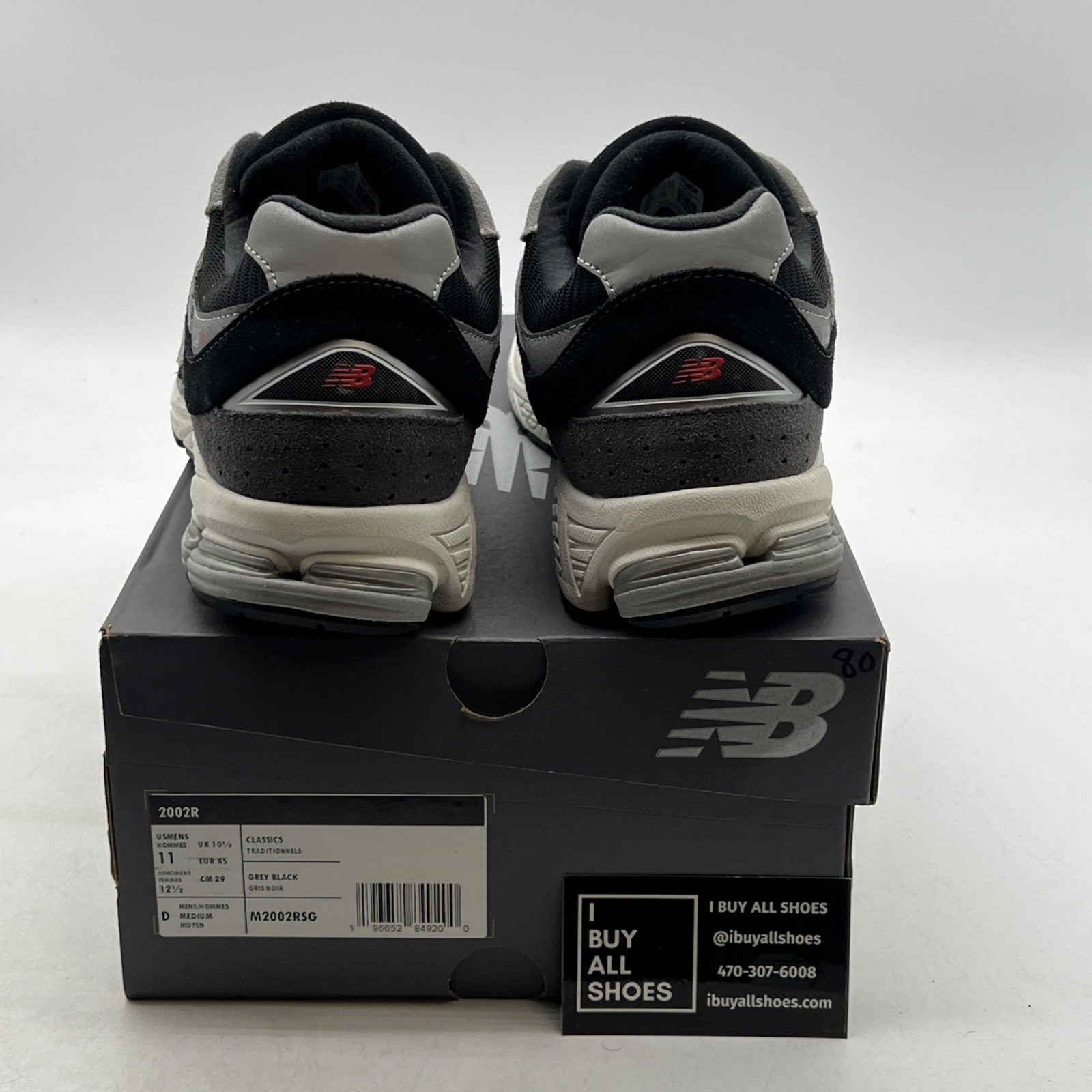 Size 11 - New Balance 2002R Slate Grey Black (M2002RSG)