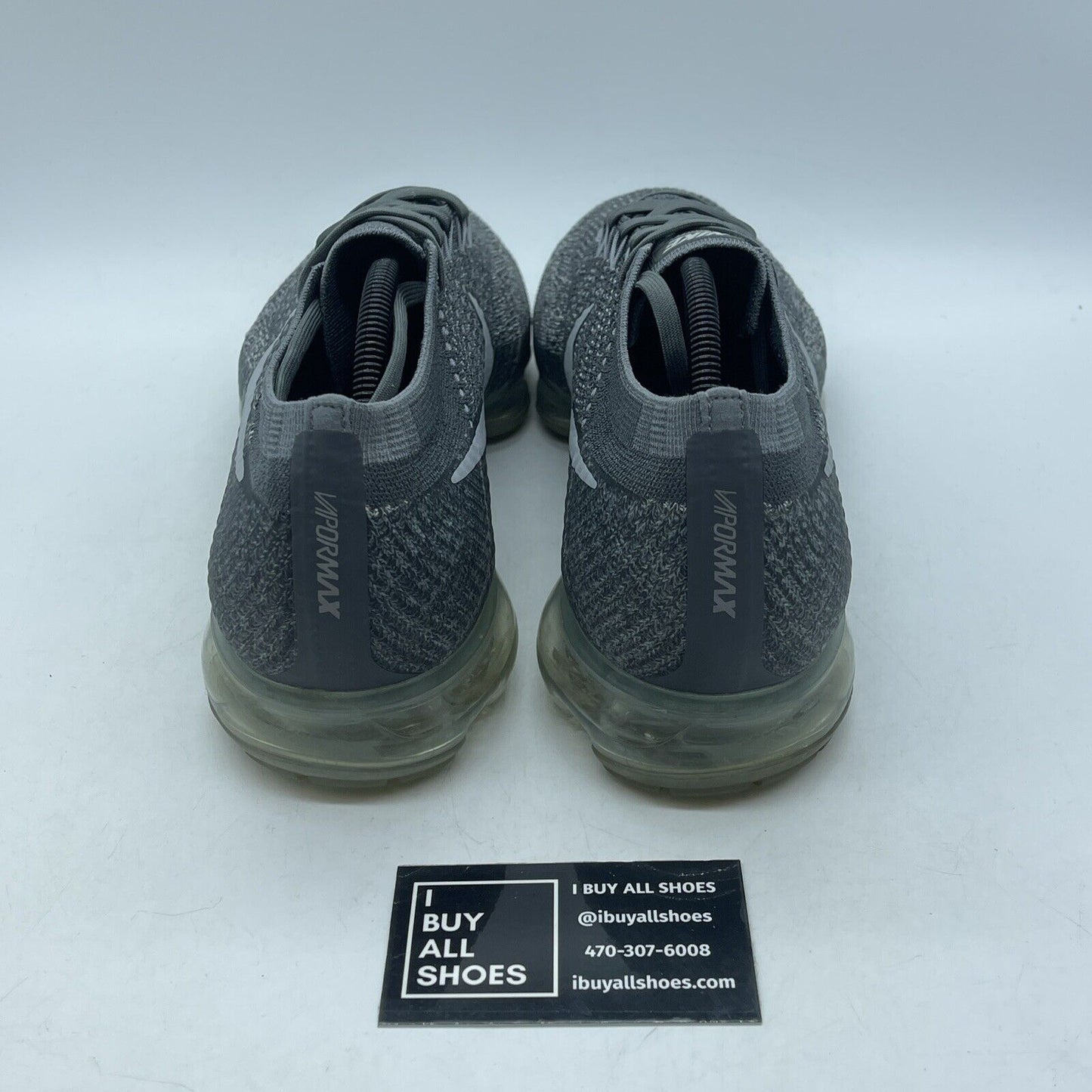 Size 12 - Nike Air VaporMax Asphalt Grey White Suede (849558-002)
