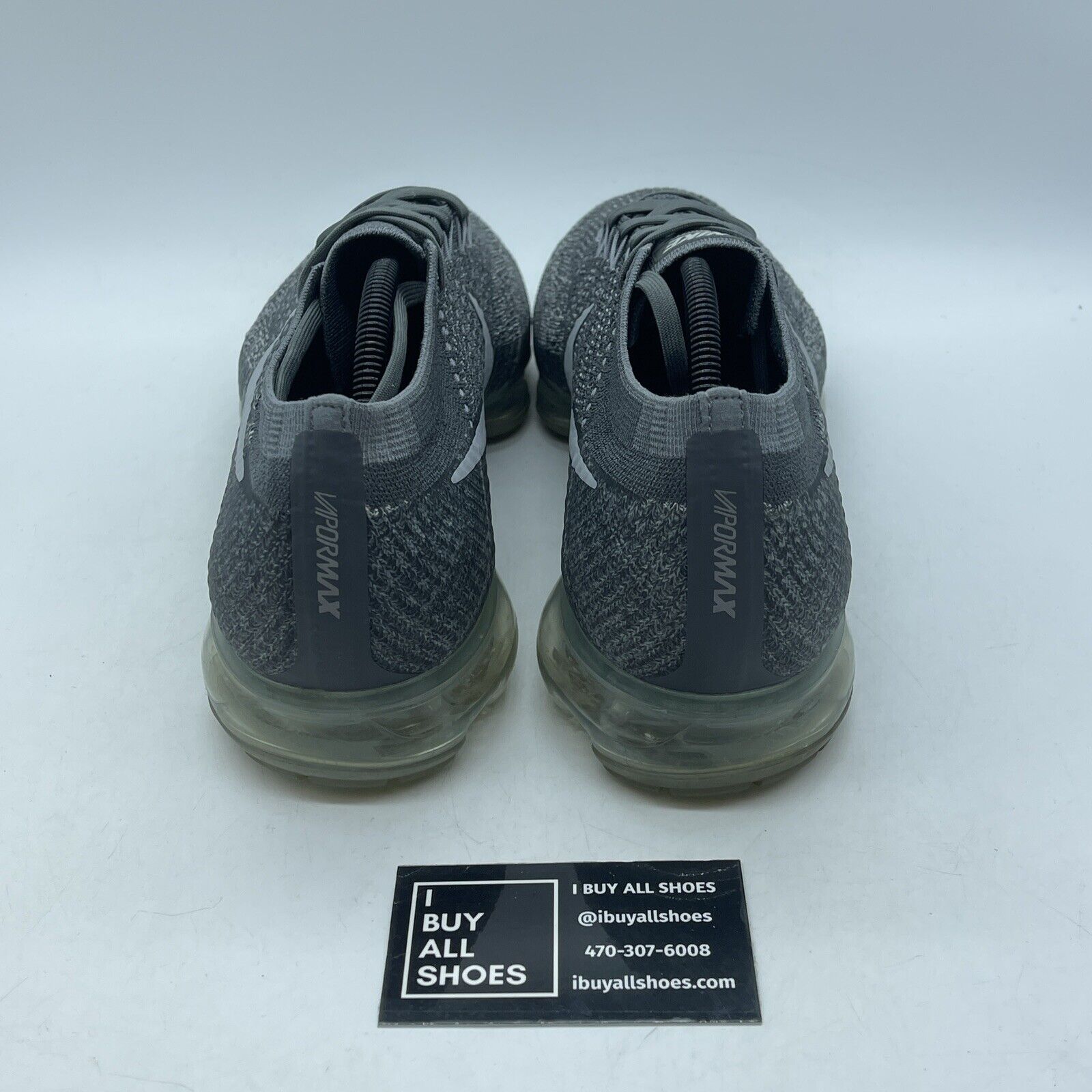 Size 12 - Nike Air VaporMax Asphalt Grey White Suede (849558-002)