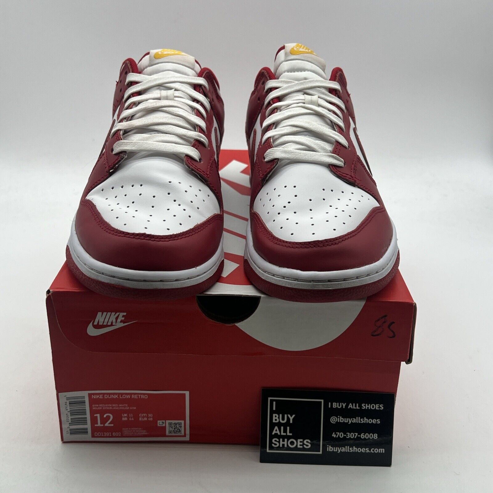 Size 12 - Nike Dunk Low Gym Red (DD1391-602)