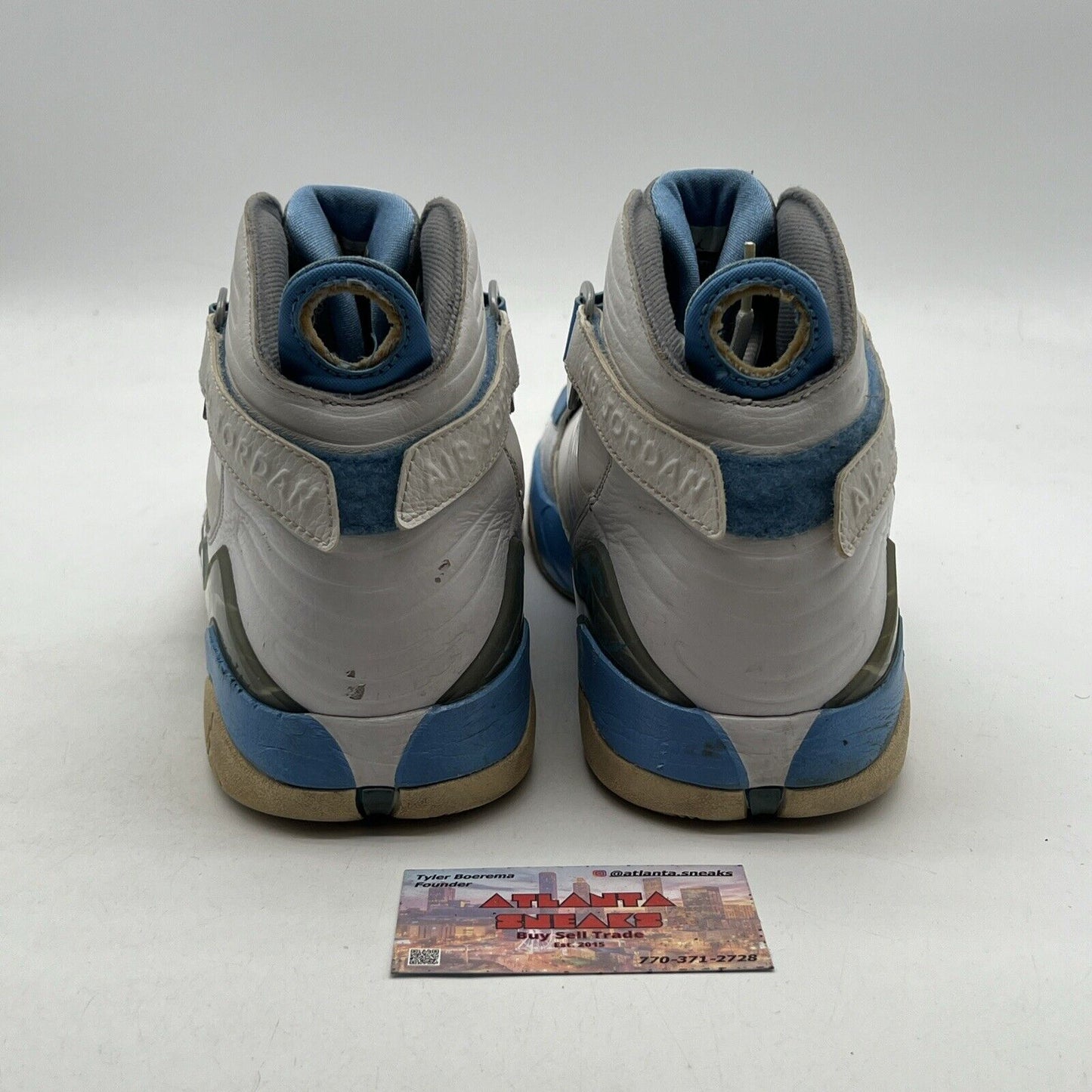 Size 13 - Air Jordan 8.0 White University Blue UNC (467807-107)