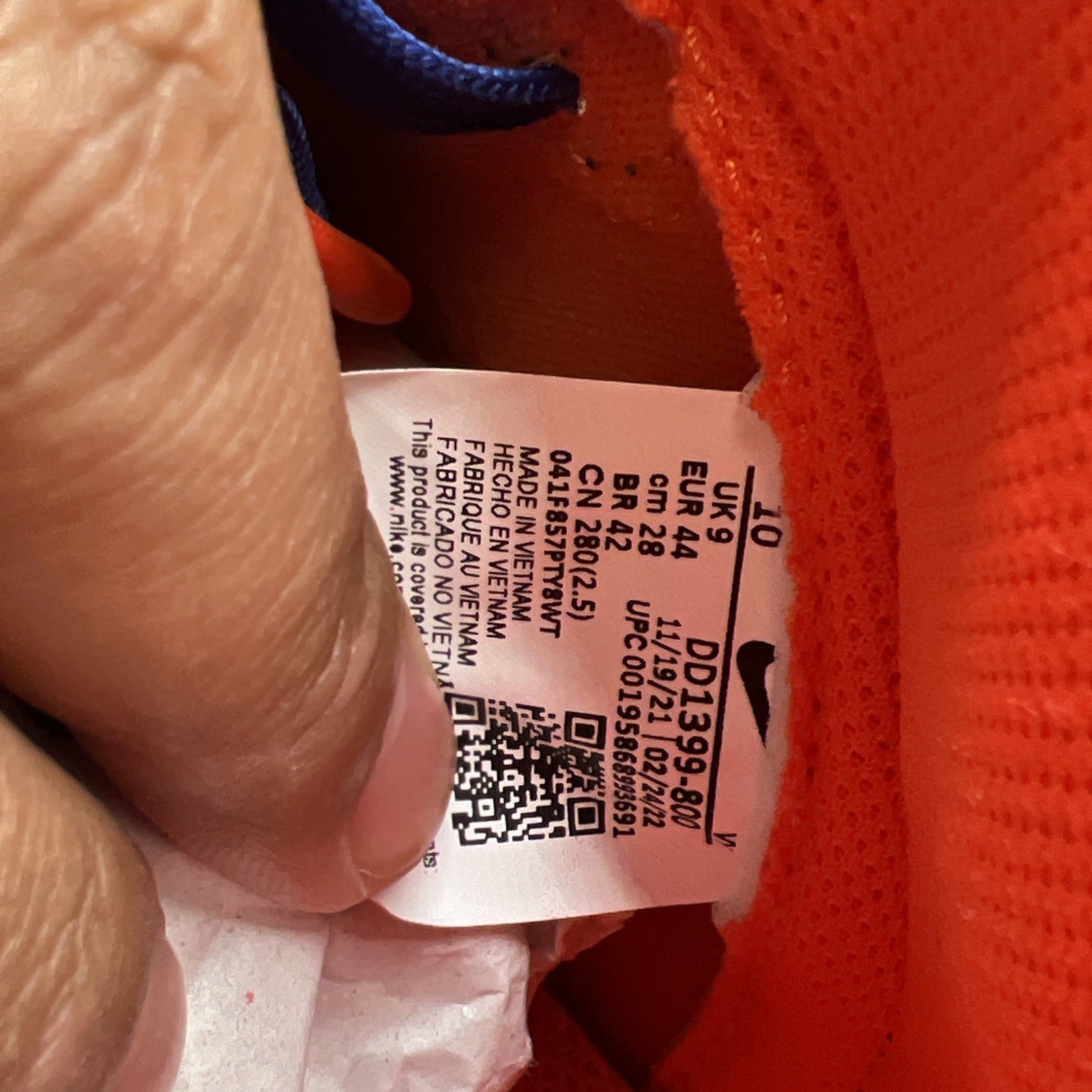 Size 10 - Nike Dunk High Knicks (DD1399-800)