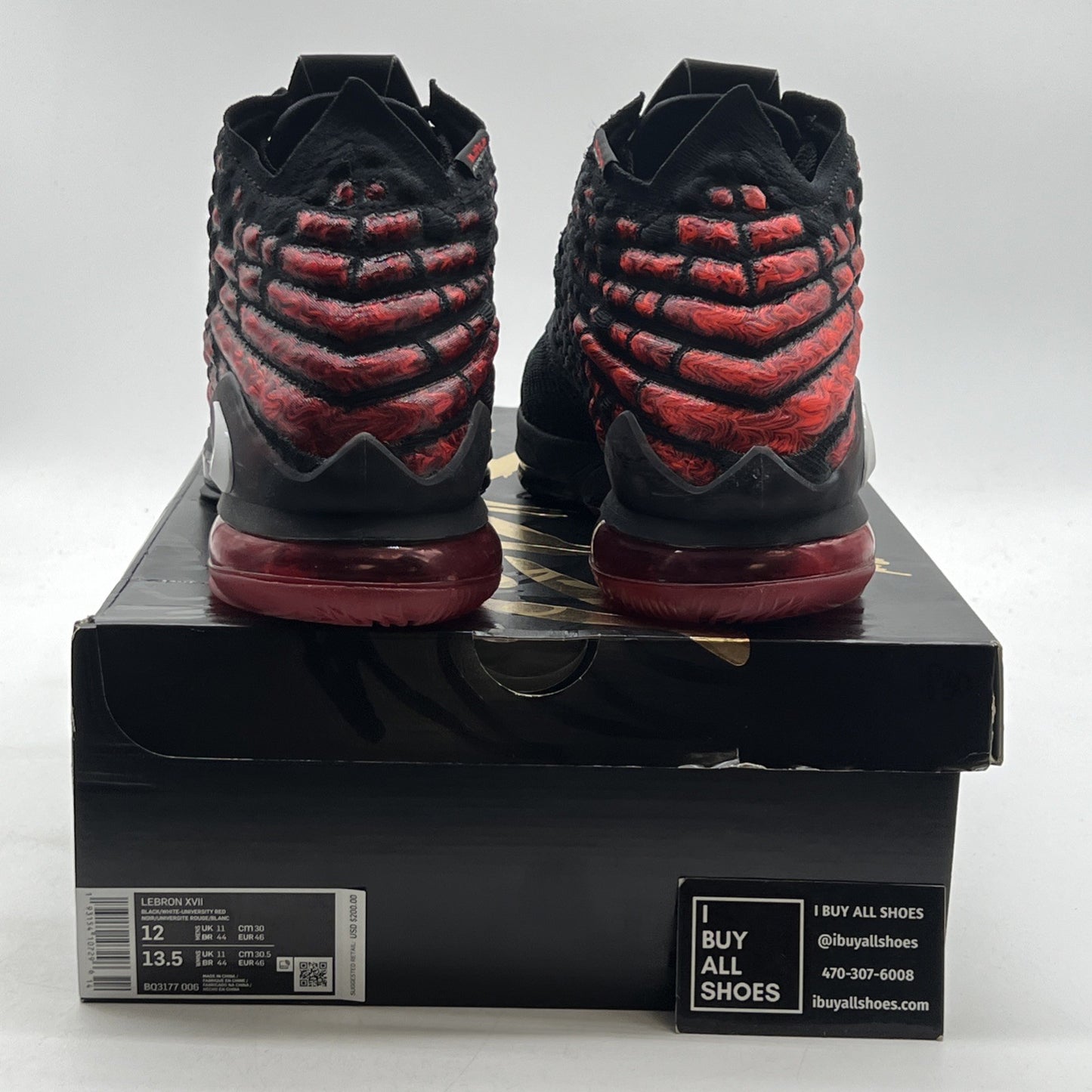 Size 12 - Nike LeBron 17 Infrared VI (BQ3177-006)