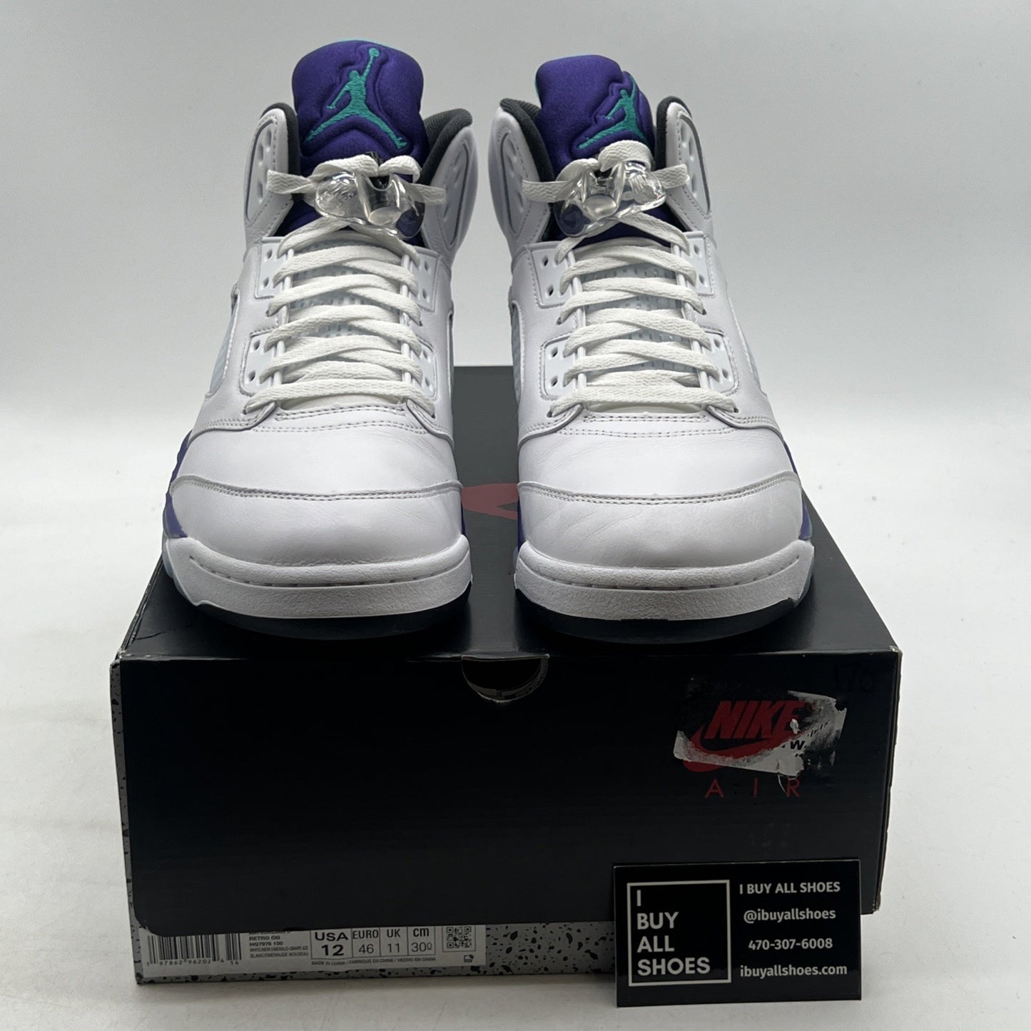 Size 12 - Air Jordan 5 Retro Grape 2013 (HQ7978-100)