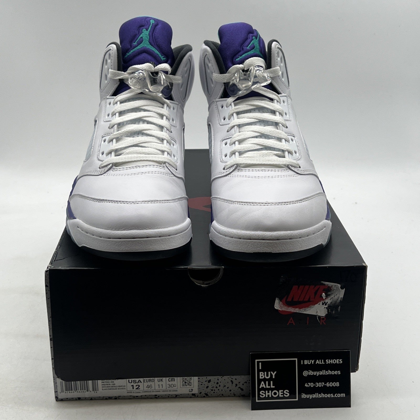 Size 12 - Air Jordan 5 Retro Grape 2013 (HQ7978-100)