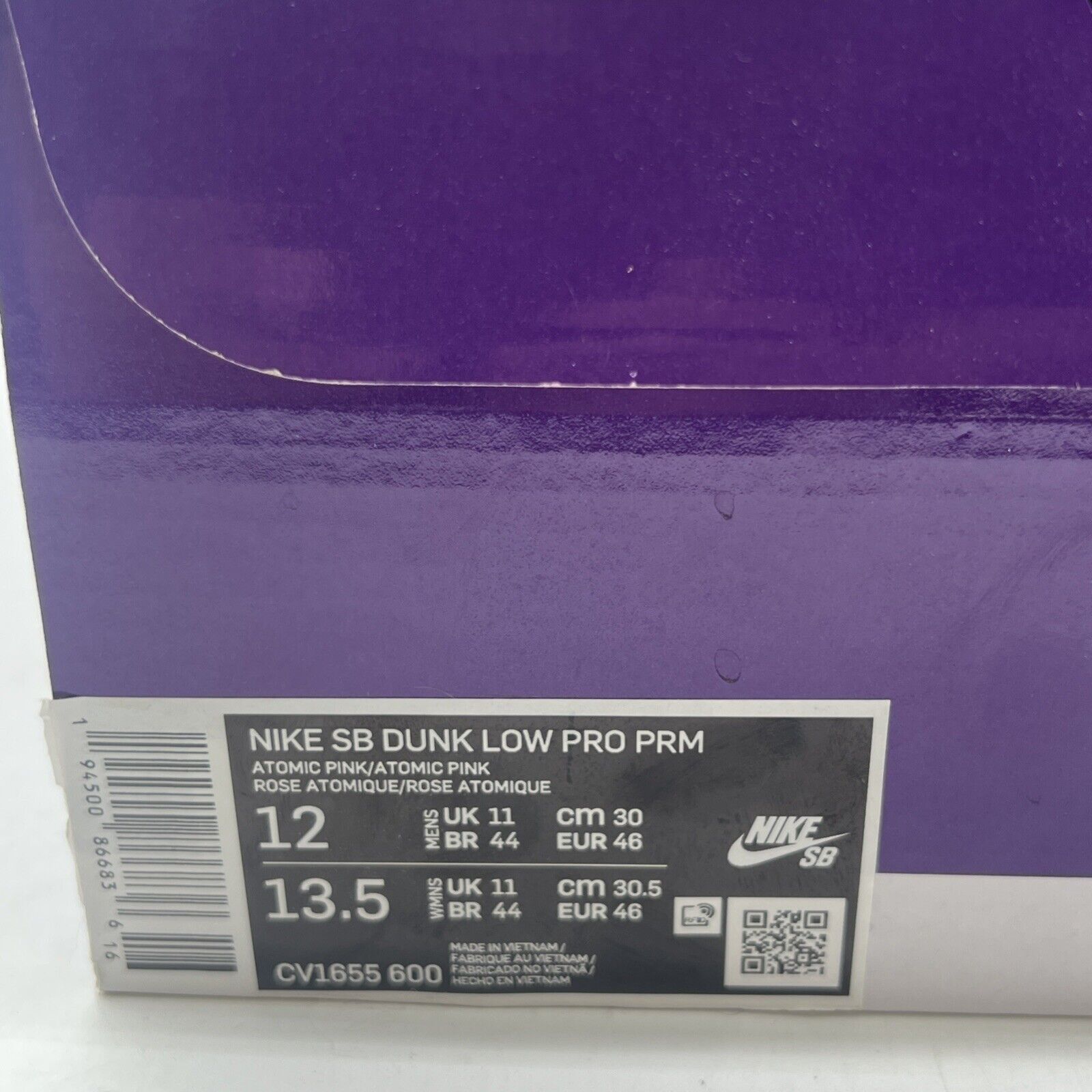 Size 12 - Nike Dunk SB Low Pink Pig (CV1655-600)