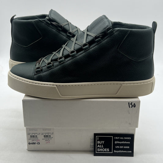 Size 46 - Balenciaga Sneakers Green Leather