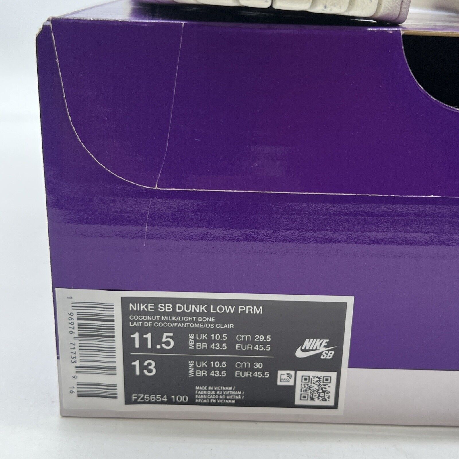 Size 11.5 - Nike Dunk Premium SB Low City of Love Collection - Light Bone