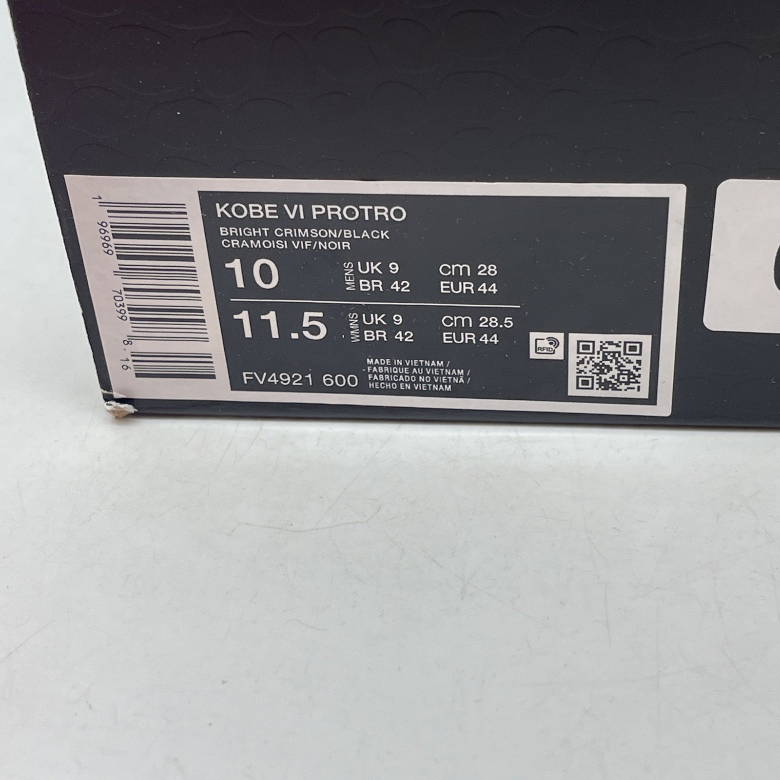 Size 10 - Nike Kobe 6 Protro Low Reverse Grinch (FV4921-600)