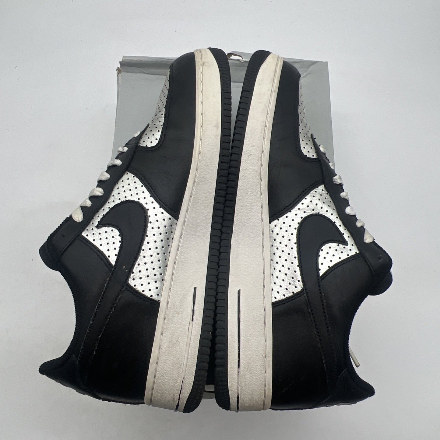 Size 10.5 - Nike Air Force 1 '07 Metallic Silver (315122-008)
