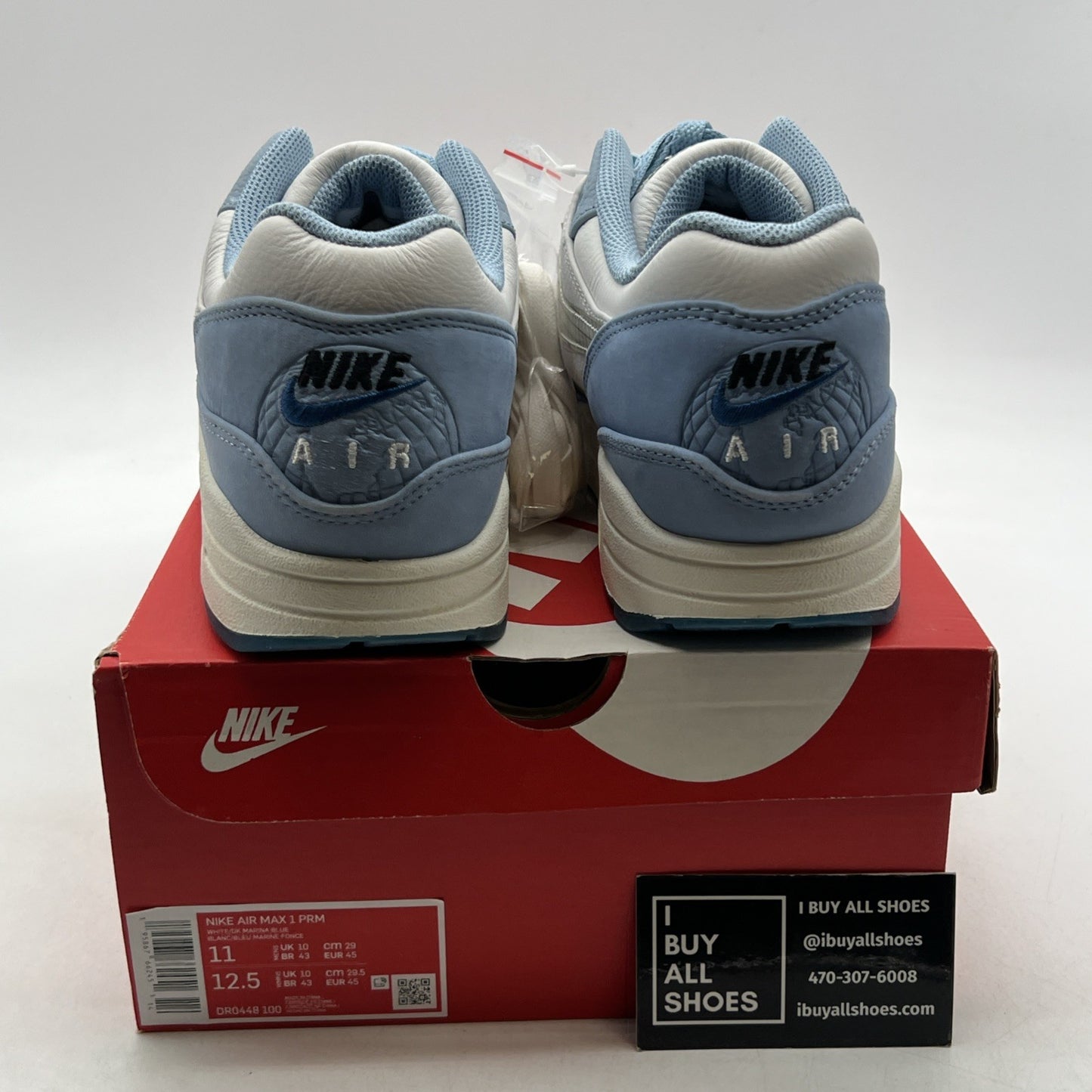 Size 11 - Nike Air Max 1 Premium Air Max Day - Blueprint (DR0448-100)