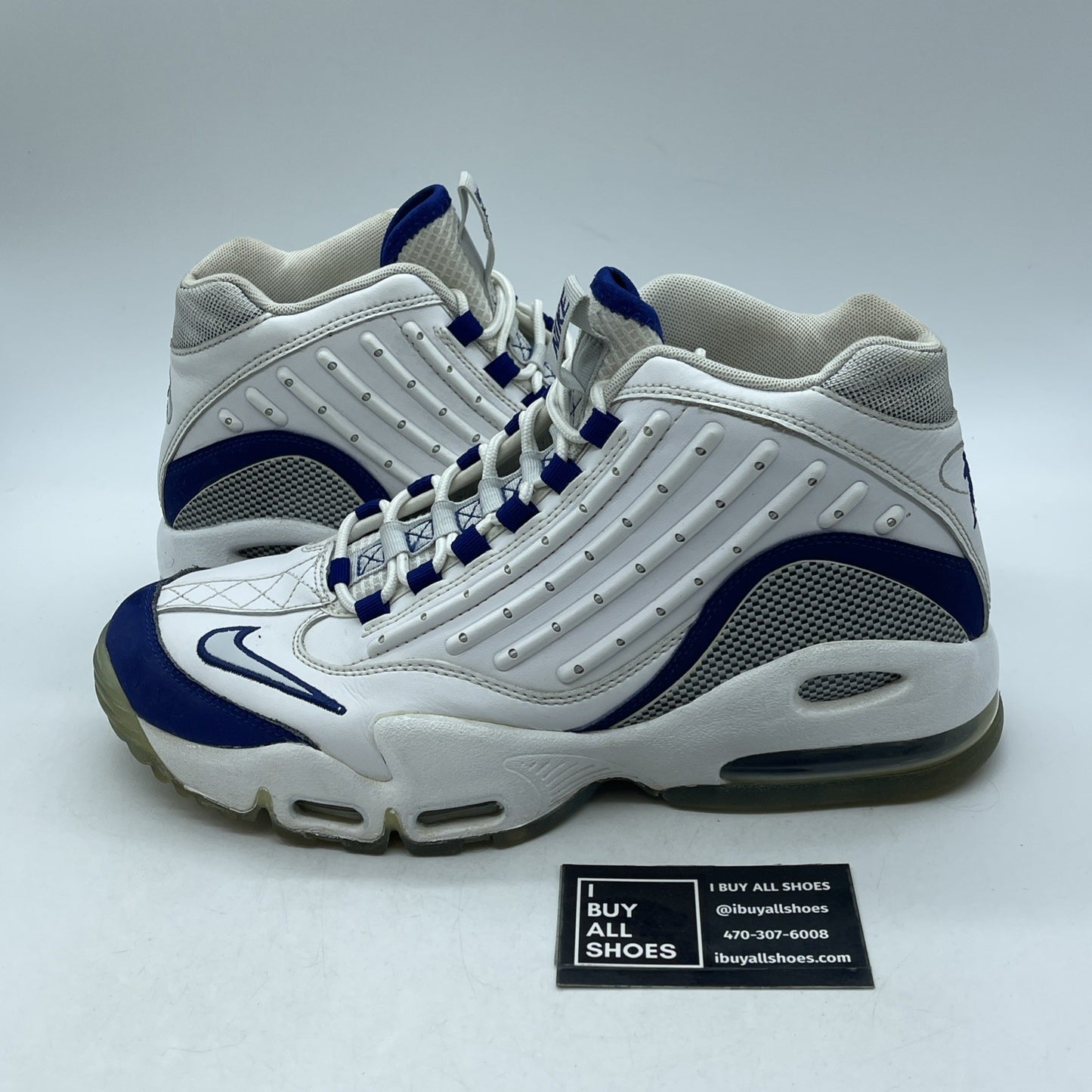 Size 11 - Nike Air Griffey Max 2 White Royal Blue (442171-102)