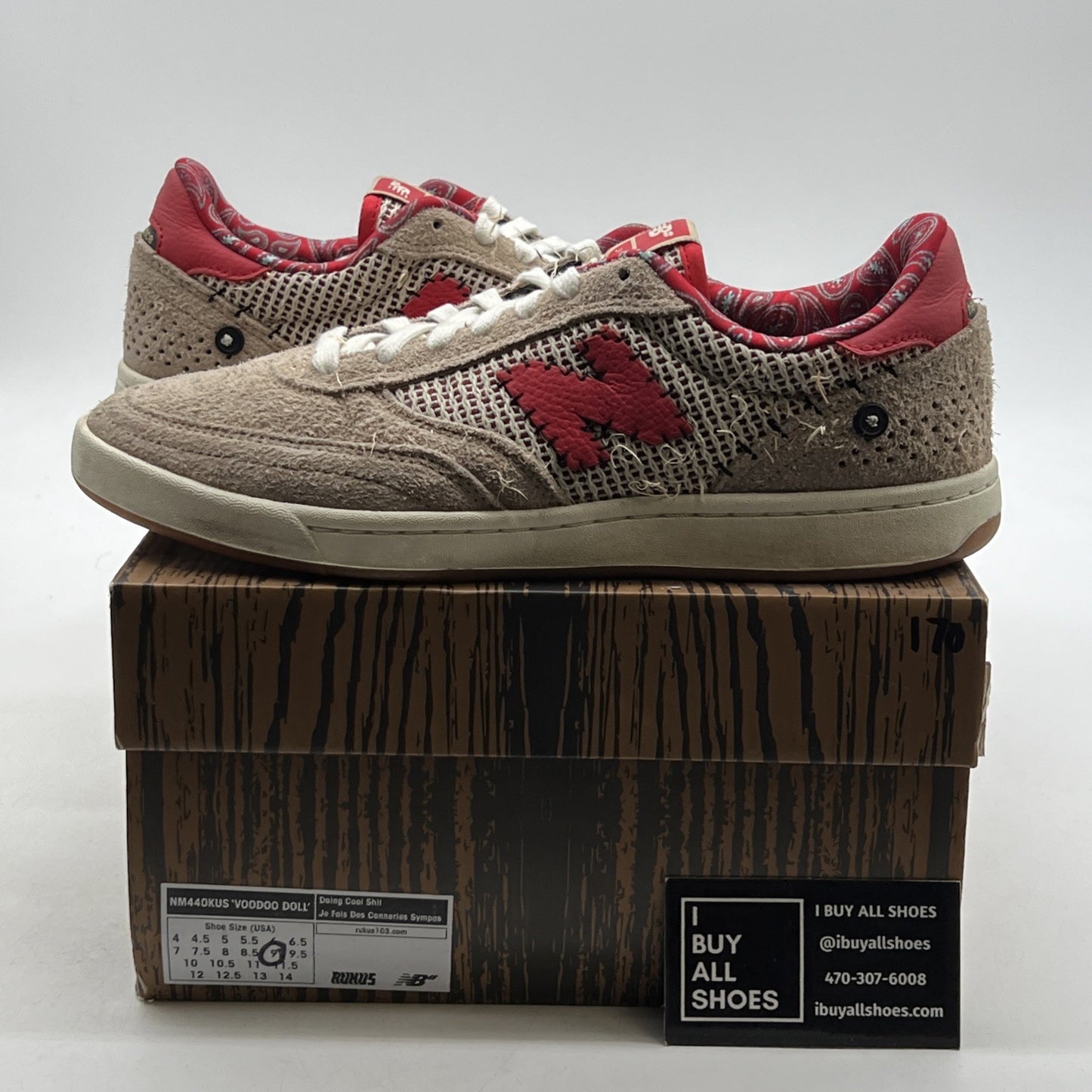 Size 9 - New Balance Rukus x Numeric 440 Voodoo Doll (NM440KUS)