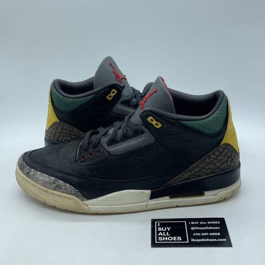 Size 11.5 - Air Jordan 3 Retro SE Animal Instinct 2.0 Black Suede (CV3583-003)