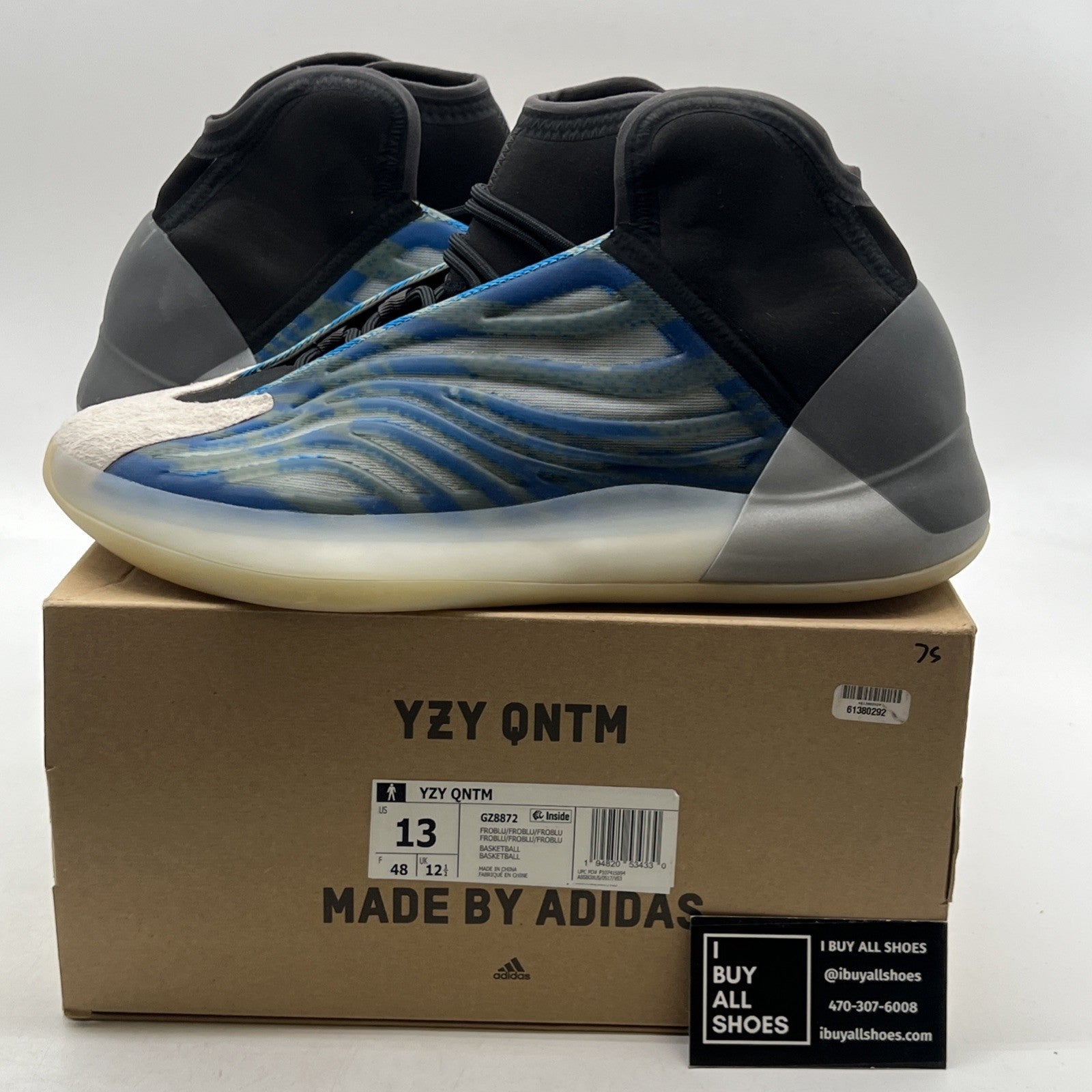 Size 13 - Adidas Yeezy Quantum Frozen Blue (GZ8872)