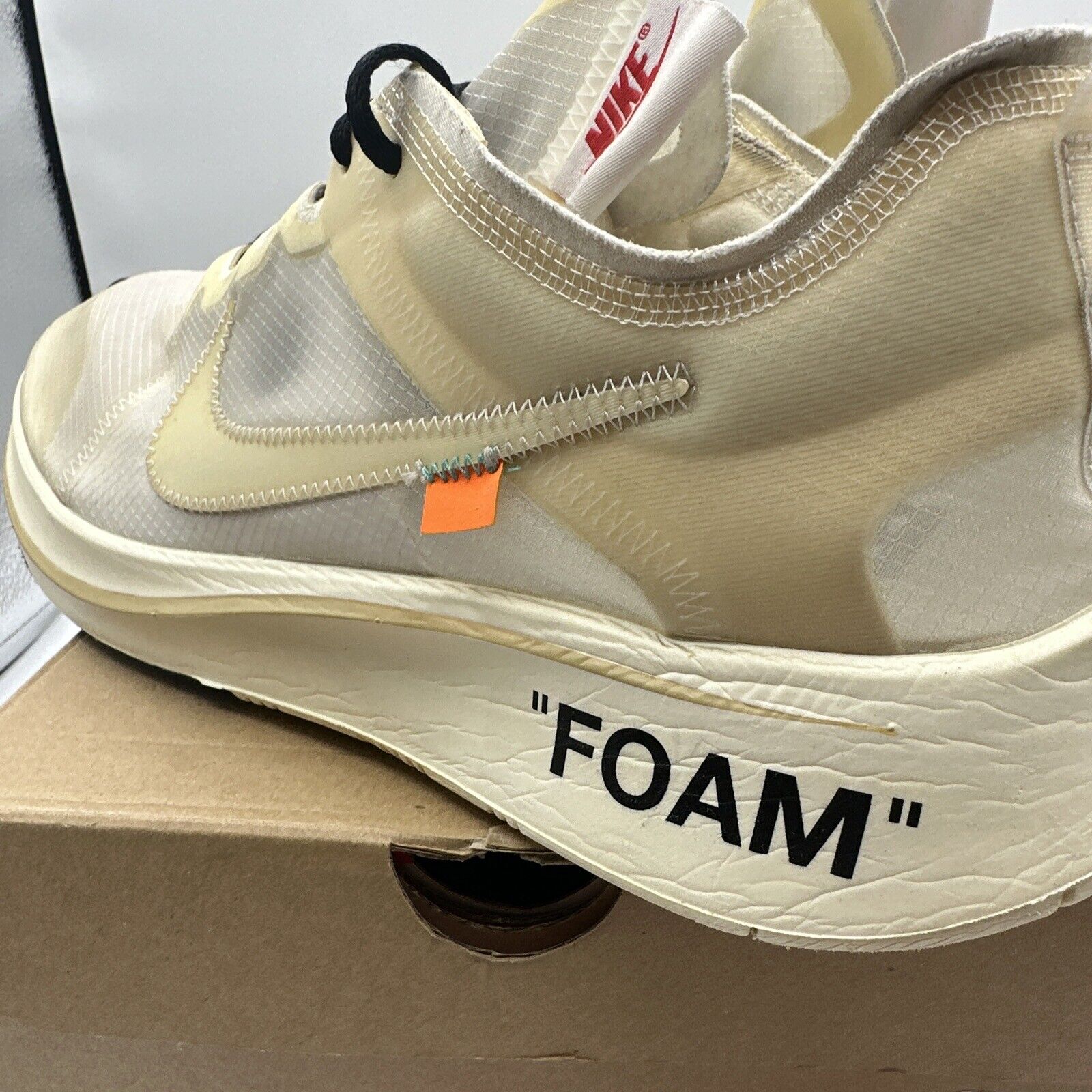 Size 13 - Nike Zoom Fly SP x OFF-WHITE The Ten 2017