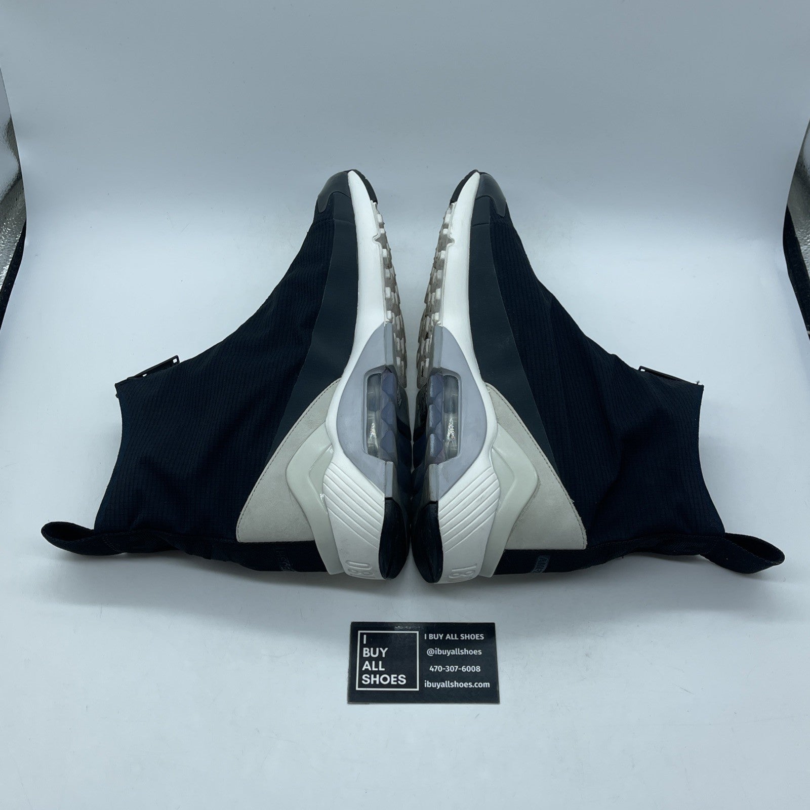 Size 10.5 - Nike AMBUSH x Air Max 180 High Black  Suede Leather (BV0145-001)