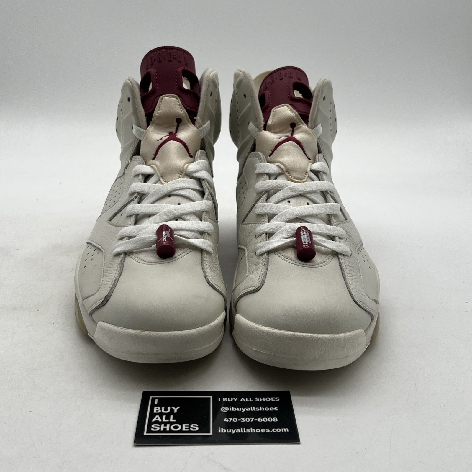 Size 11 - Air Jordan 6 Retro 2015 Maroon (384664-116)