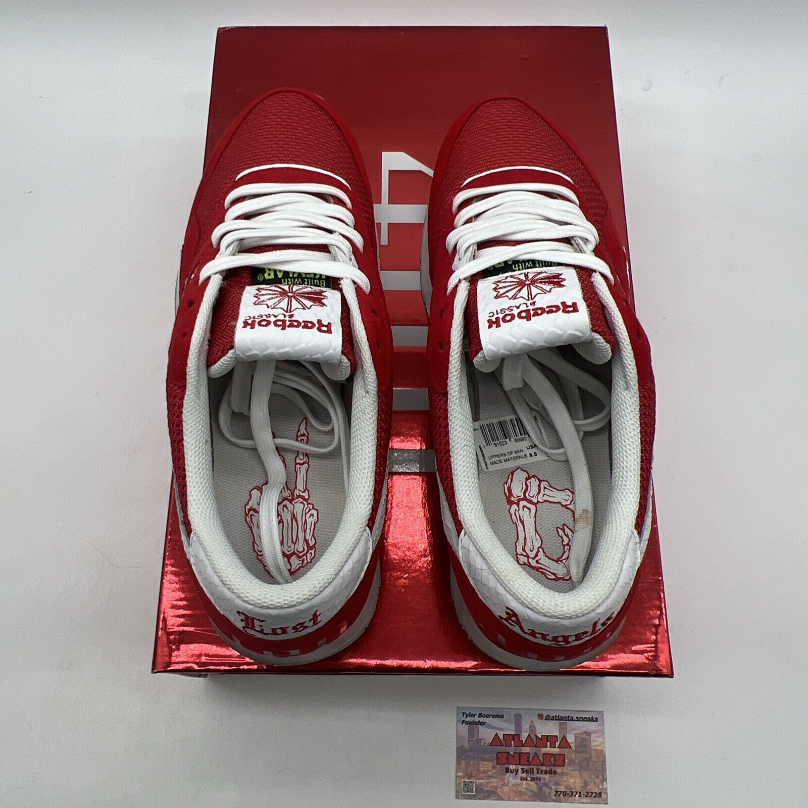 Size 9.5 - Reebok YG x Bait x Classic Nylon 4Hunnid Red White (CN2664)