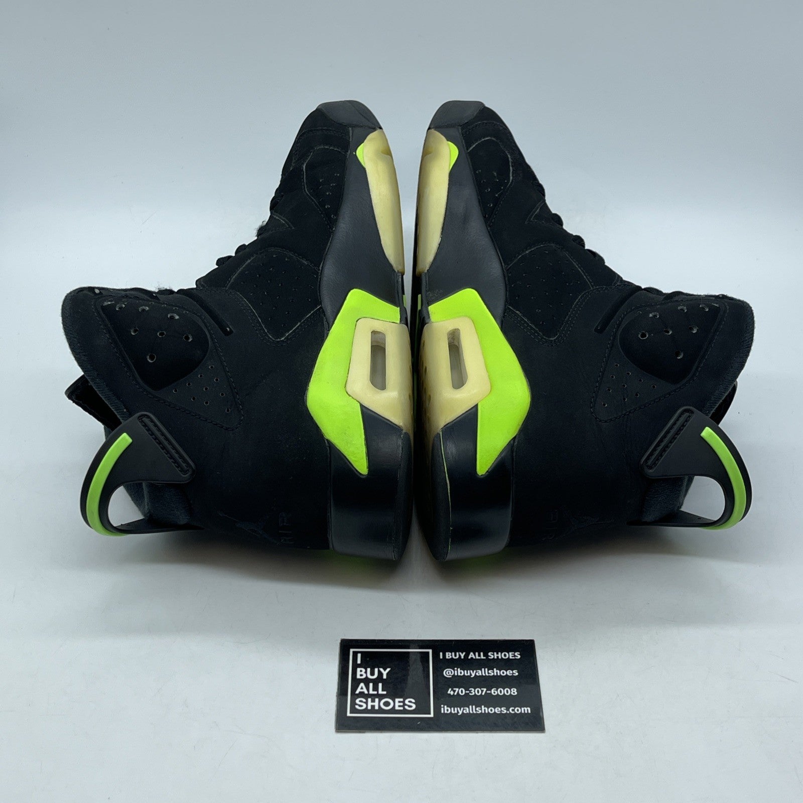 Size 12 - Jordan 6 Retro Electric Green 2021 Black Suede (CT8529-003)