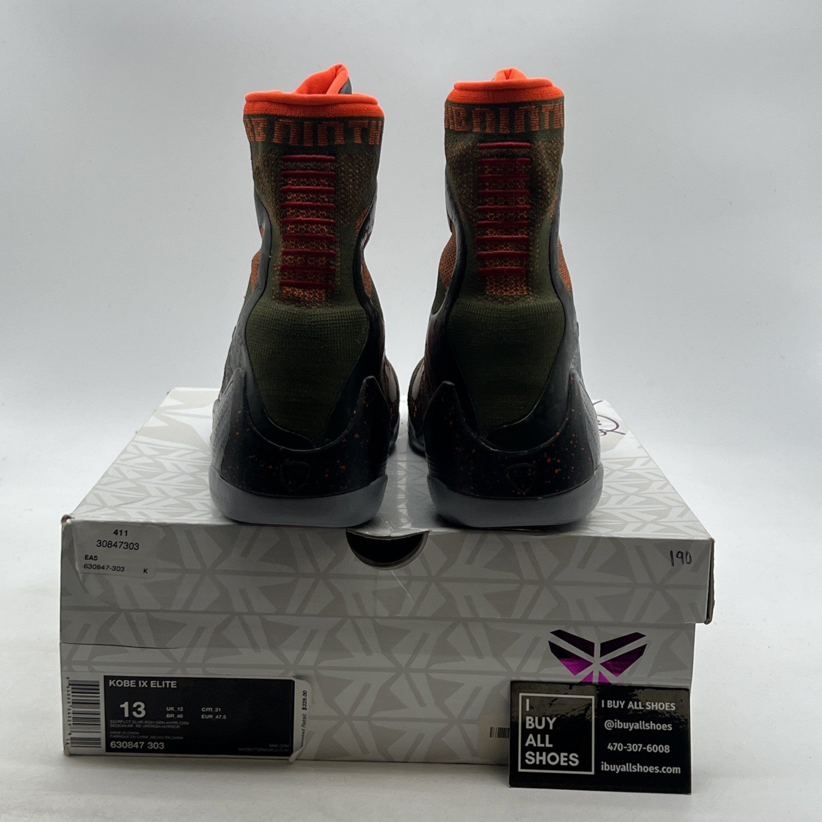 Size 13 - Nike Kobe 9 Elite Strategy (630847-303)