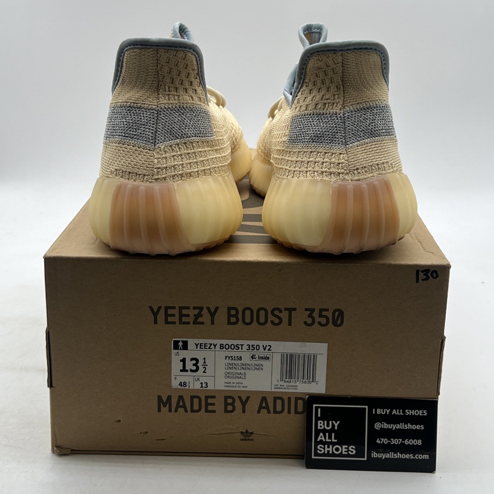 Size 13.5 - adidas Yeezy Boost 350 V2 Linen (FY5158)