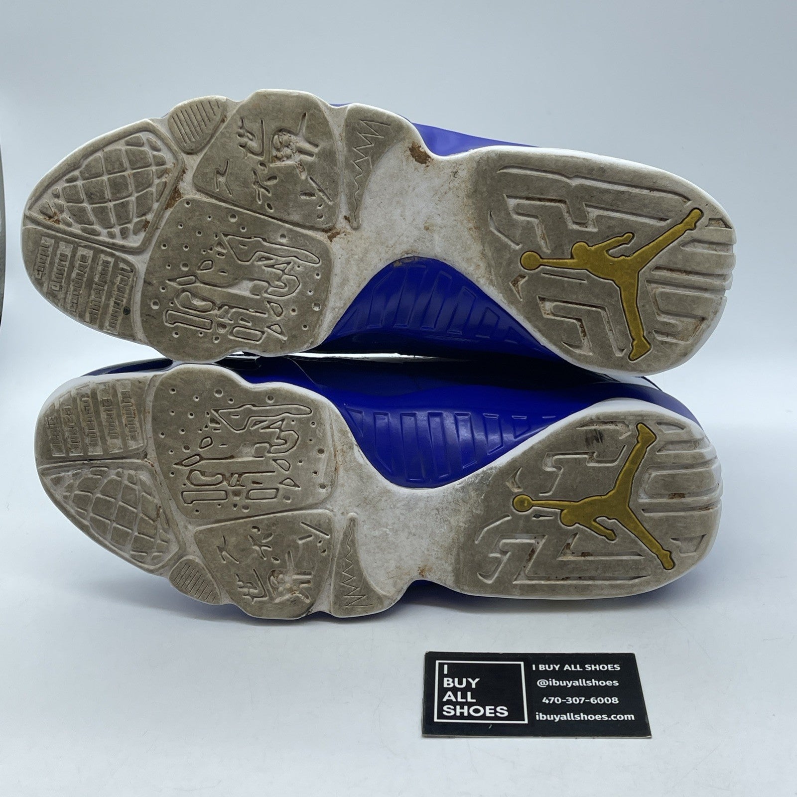 Size 11 - Air Jordan 9 Retro Kobe Blue White Yellow Leather (302370-121)