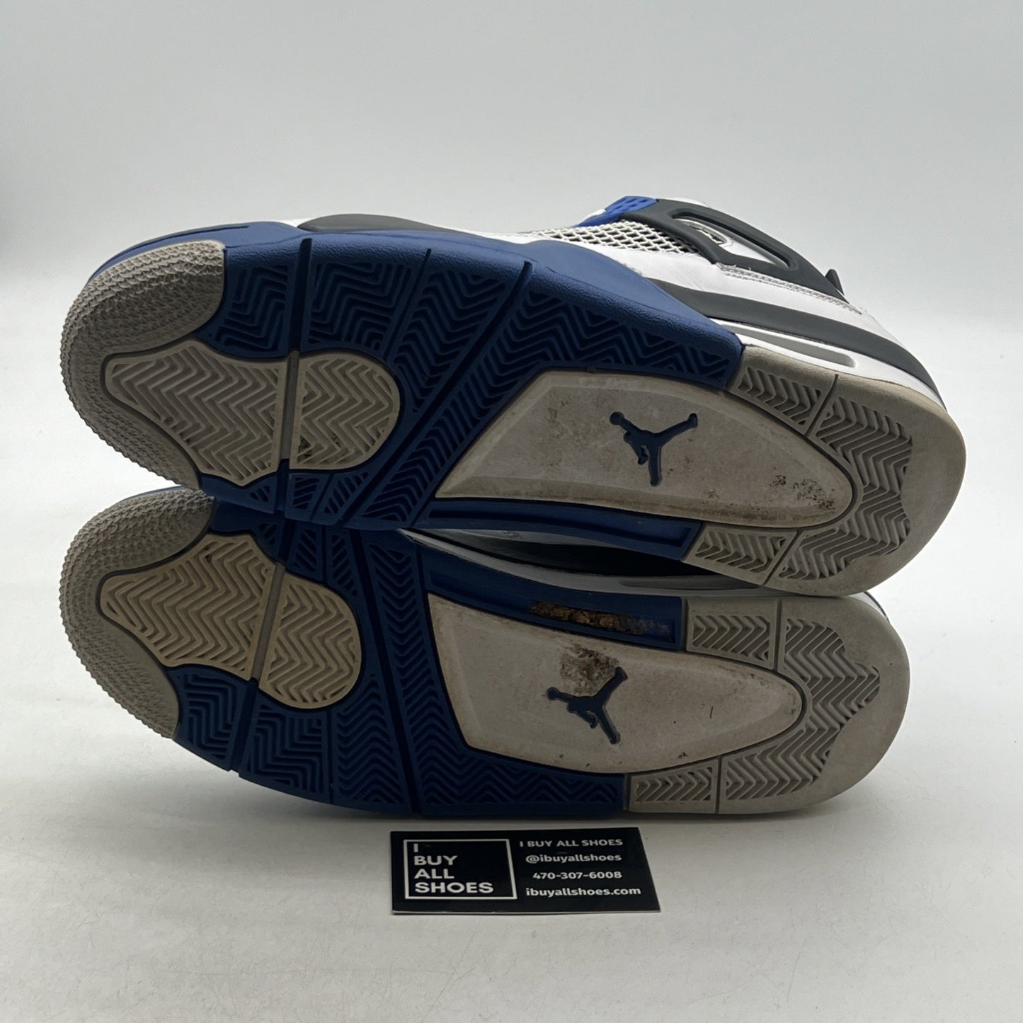 Size 10.5 - Air Jordan 4 Retro Mid Motorsports (308497-117)