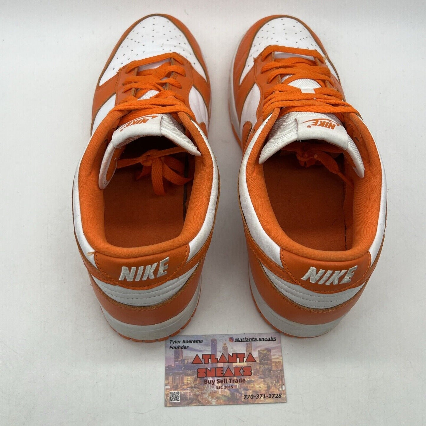 Size 12 - Nike Dunk Low Retro SP Syracuse 2020 Orange White Leather (CU1726-101)