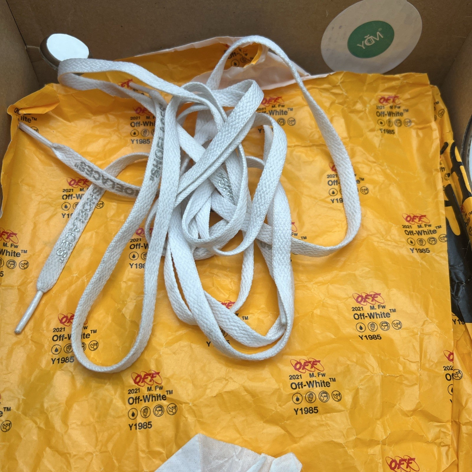 Size 10 - Off-White x Nike Dunk Low Lot 50 of 50 (DM1602-001)