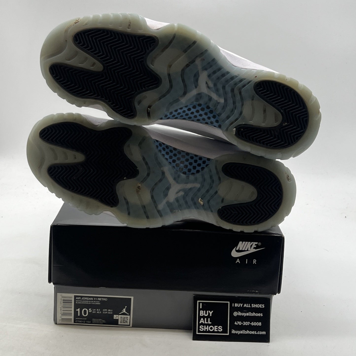 Size 10.5 - Air Jordan 11 Retro 2024 Legend Blue / Columbia (CT8012-104)
