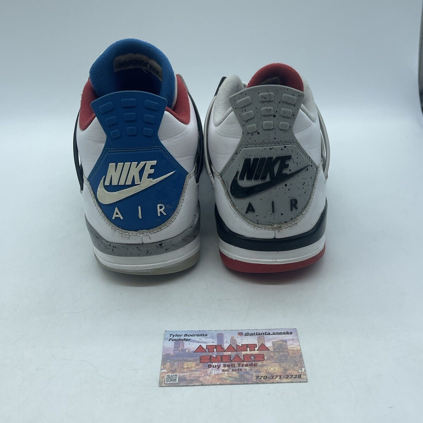 Size 11 - Jordan 4 Retro SE Mid What The 4 White Leather Grey (CI1184-146)