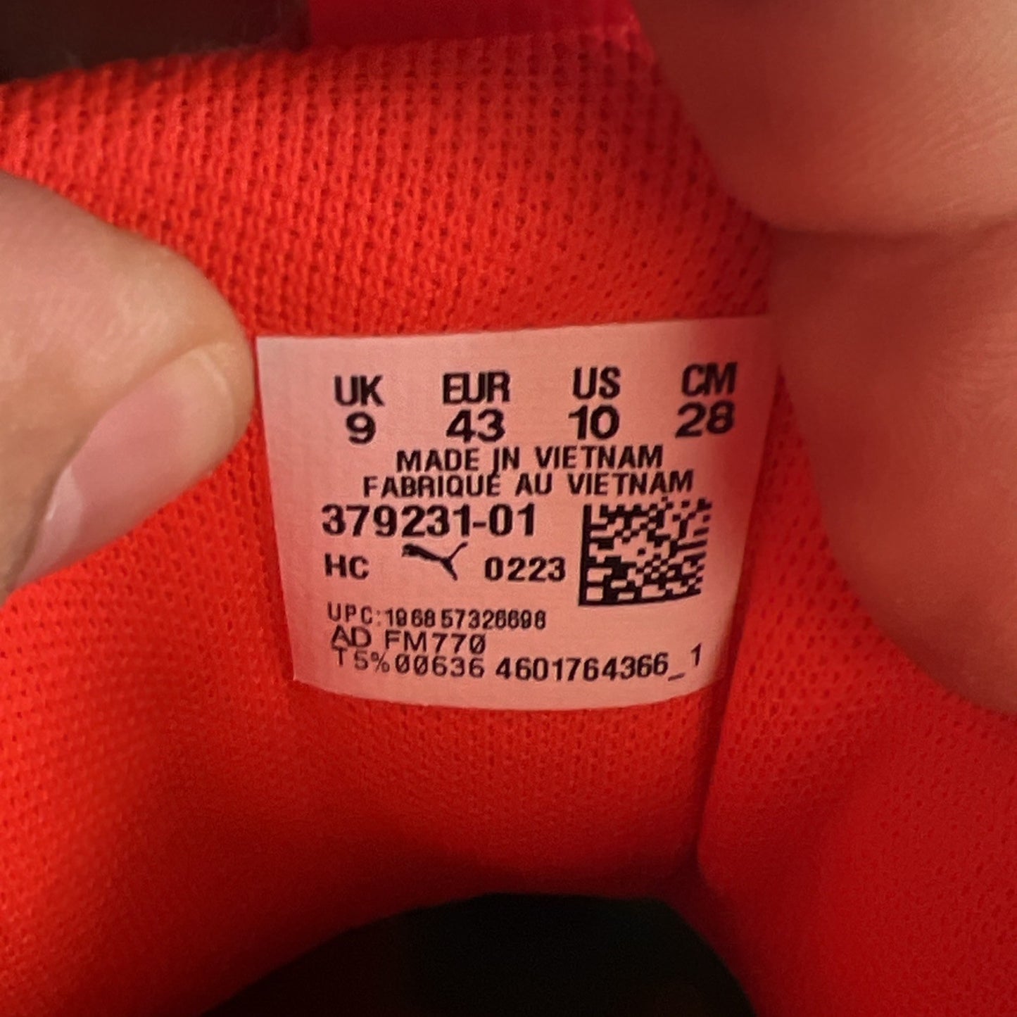 Size 10 - PUMA MB.03 GutterMelo (379231-01)