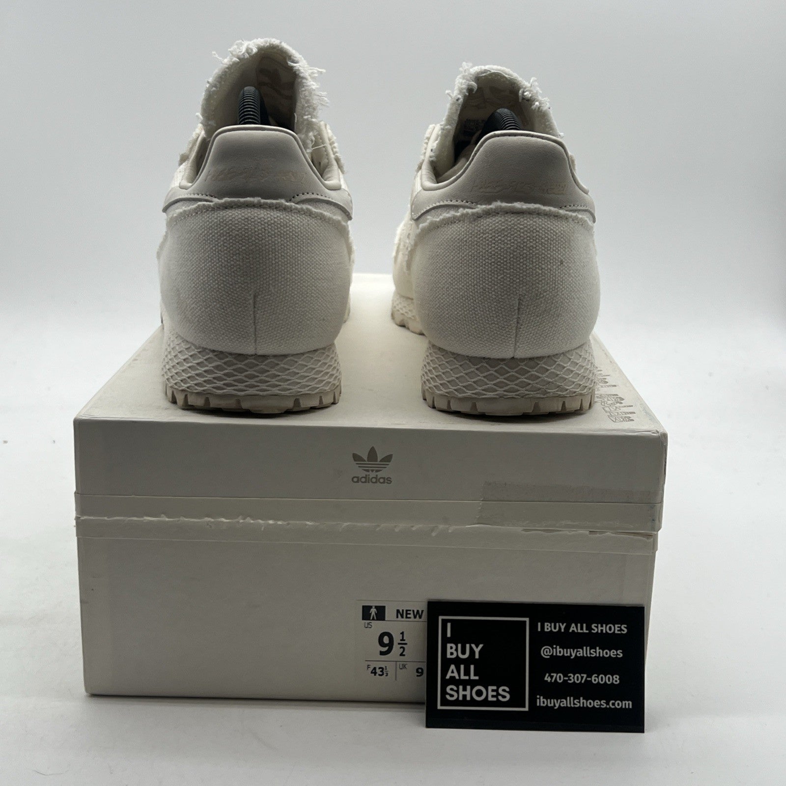 Size 9.5 - adidas Daniel Arsham x New York Chalk White (CM7193)