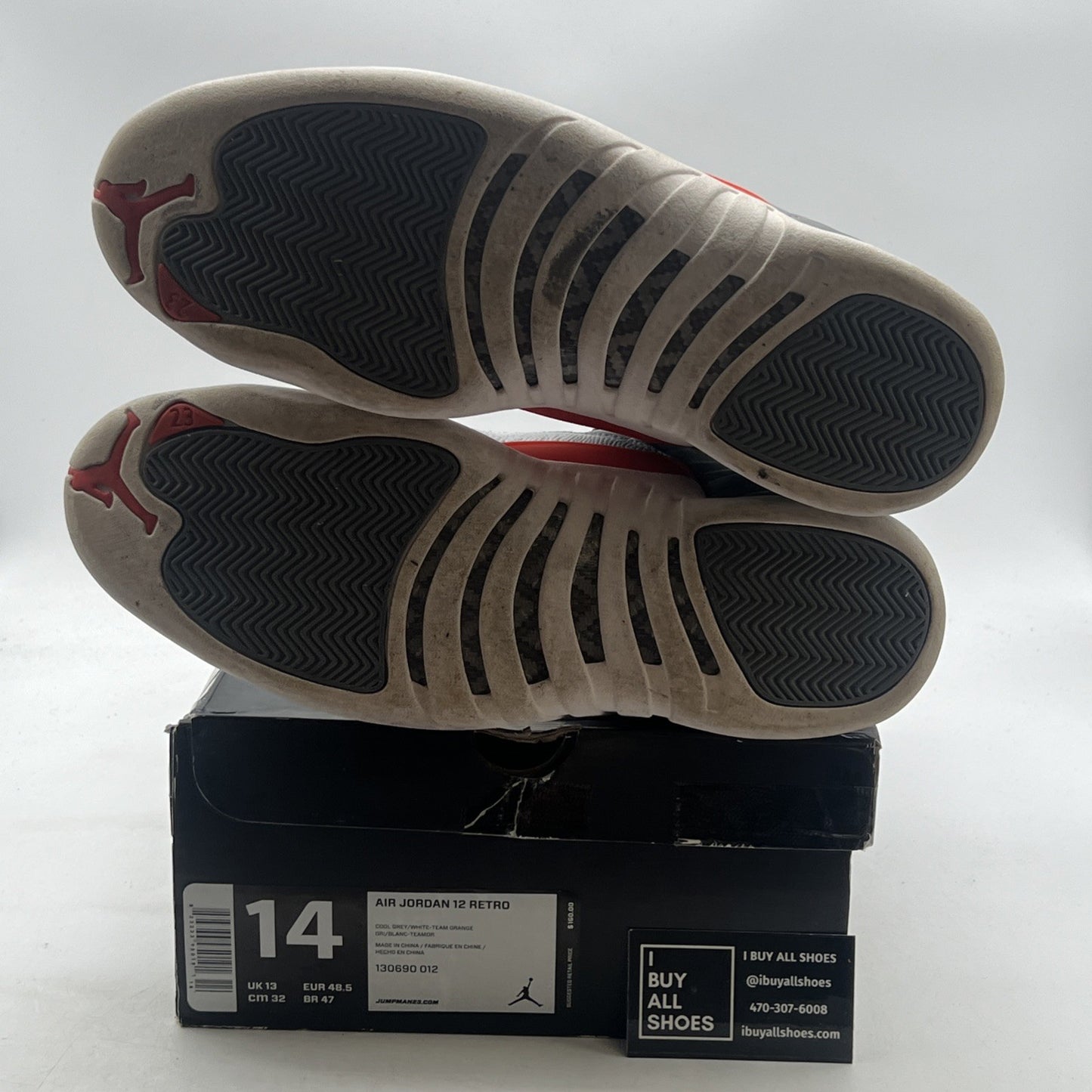 Size 14 - Air Jordan 12 Retro Cool Grey (130690-012)
