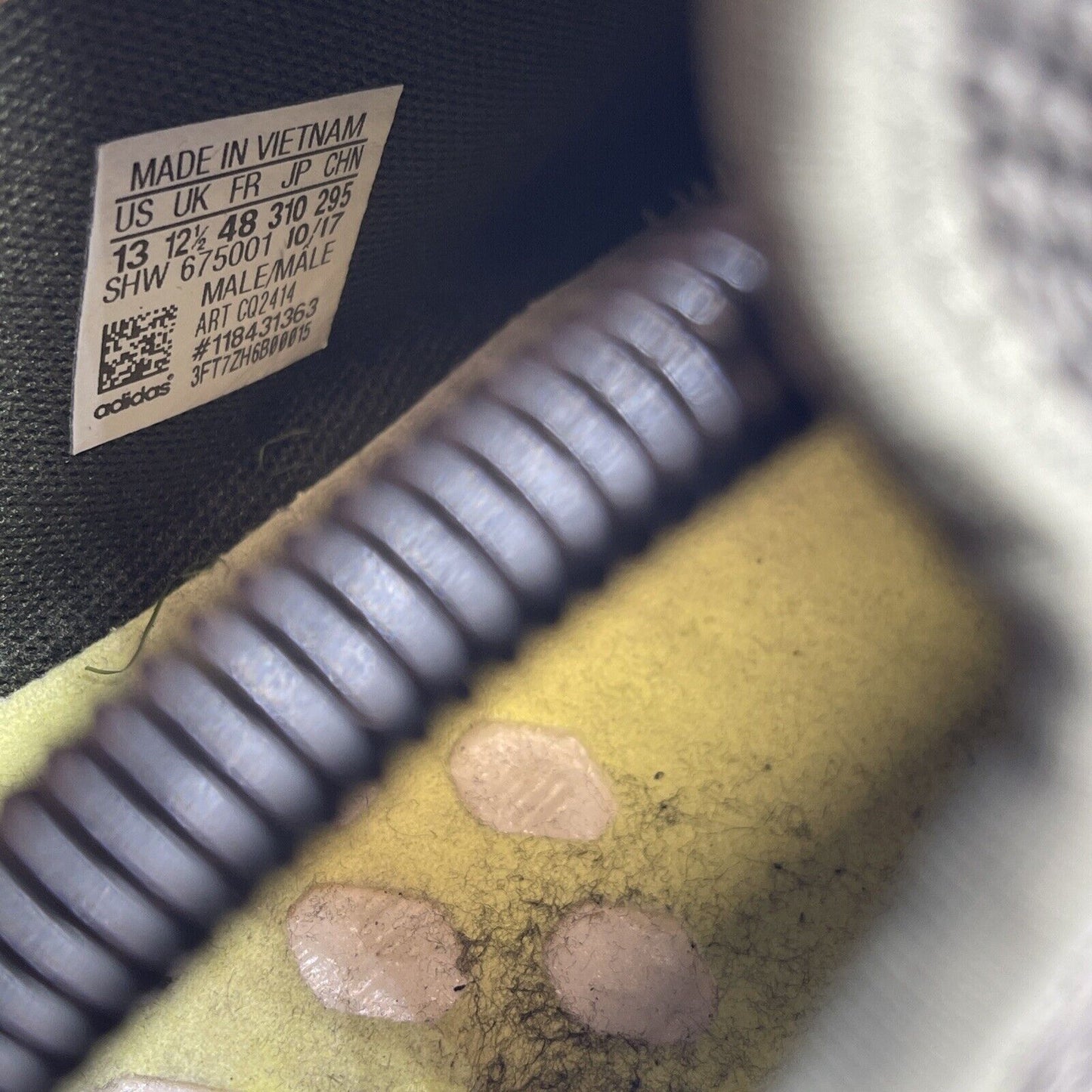 Size 13 - adidas NMD_R1 Night Cargo Green White Suede Leather (CQ2414)