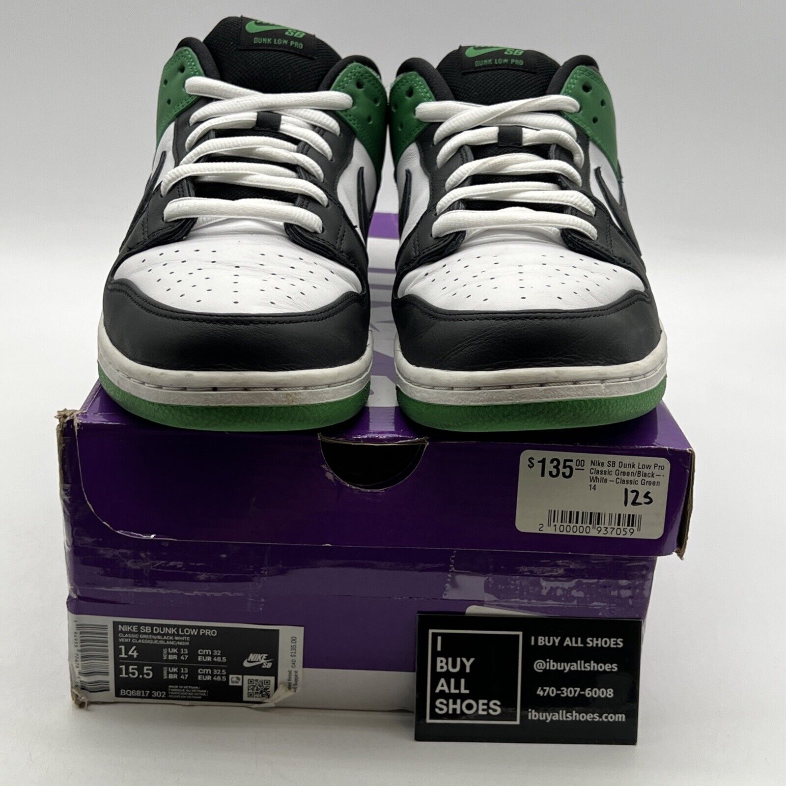 Size 14 - Nike Dunk Pro SB Low Classic Green (BQ6817-302)