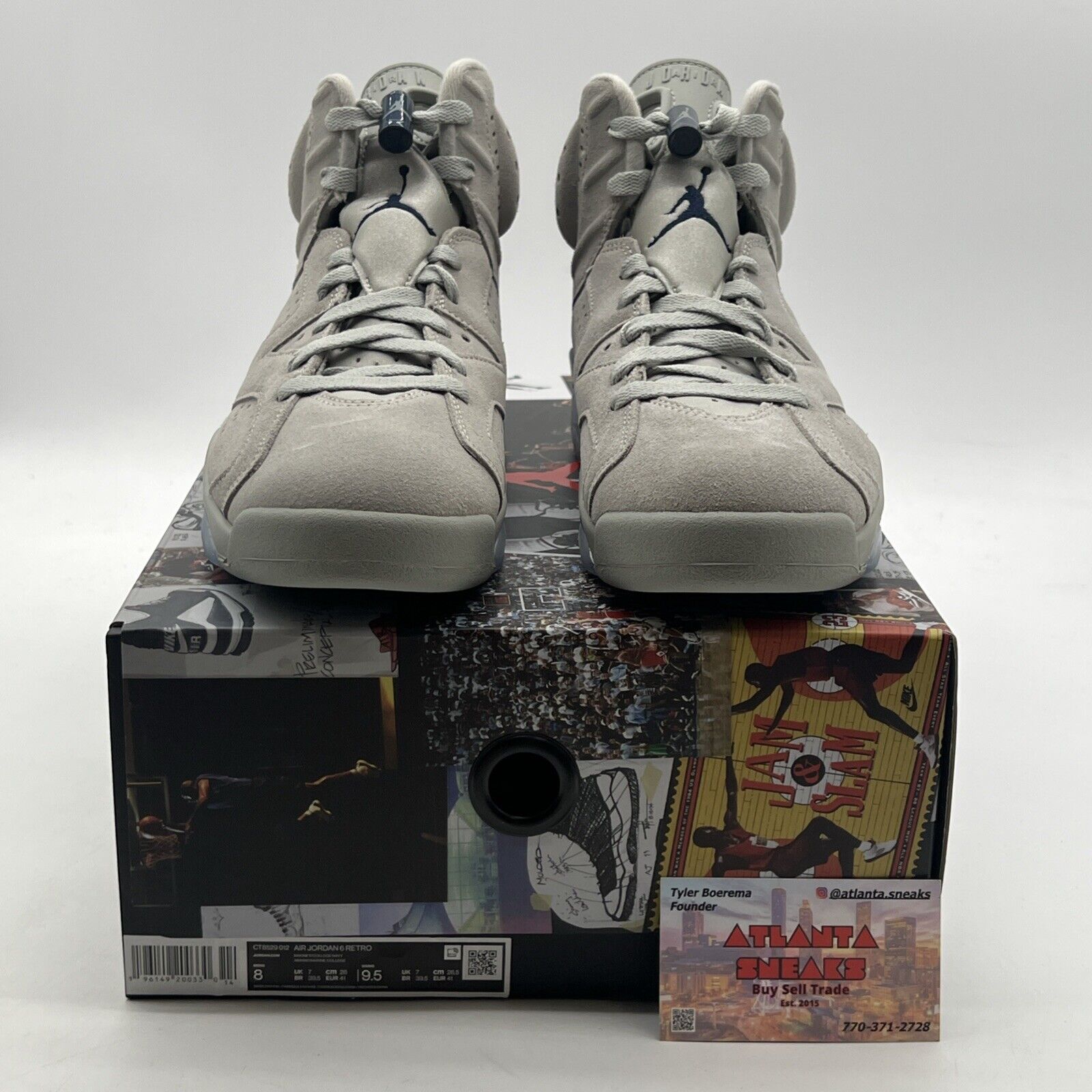 Size 8 - Air Jordan 6 Retro Mid Georgetown (CT8529-012)